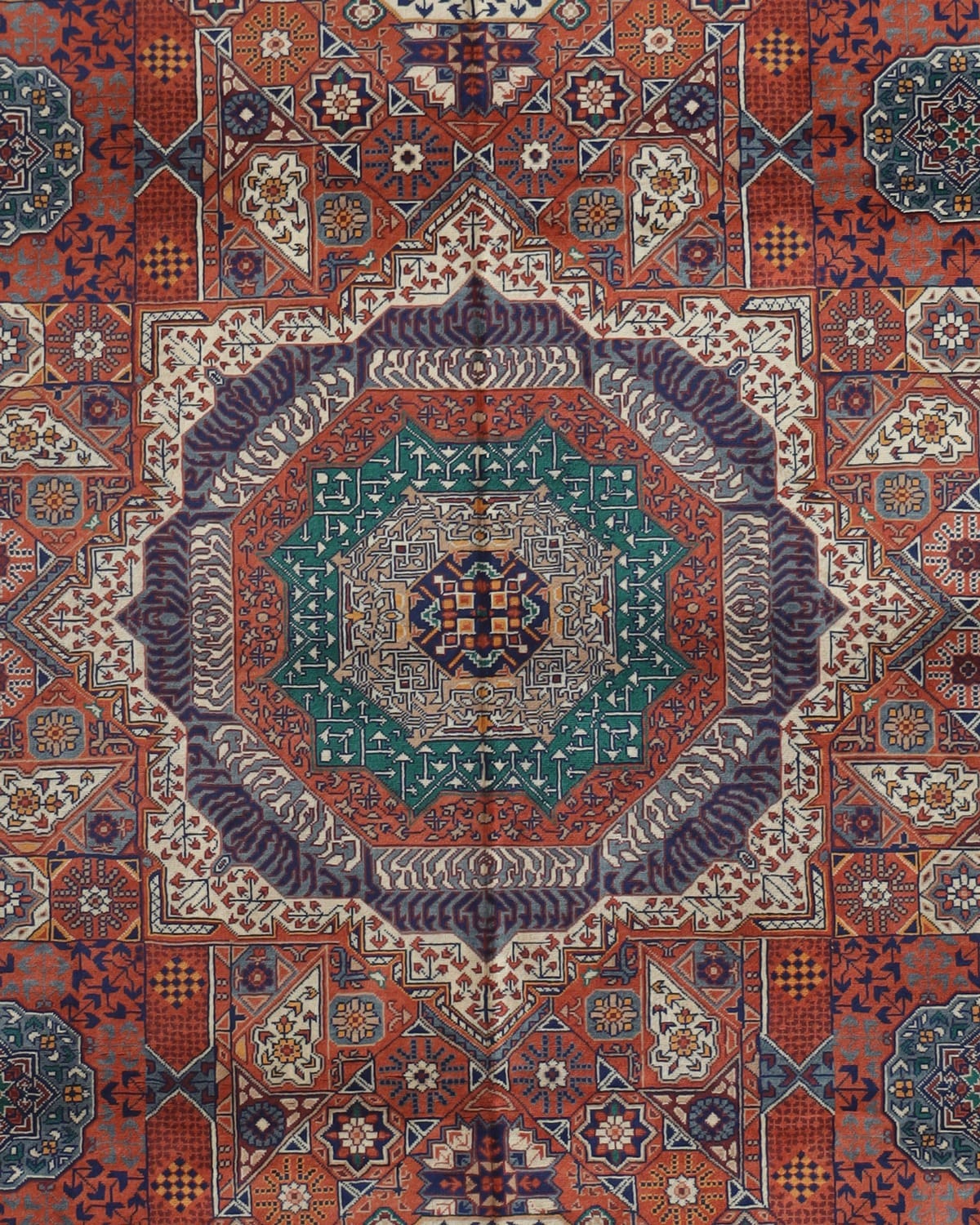 Aseel Mom Look Turkmen Wool Rug