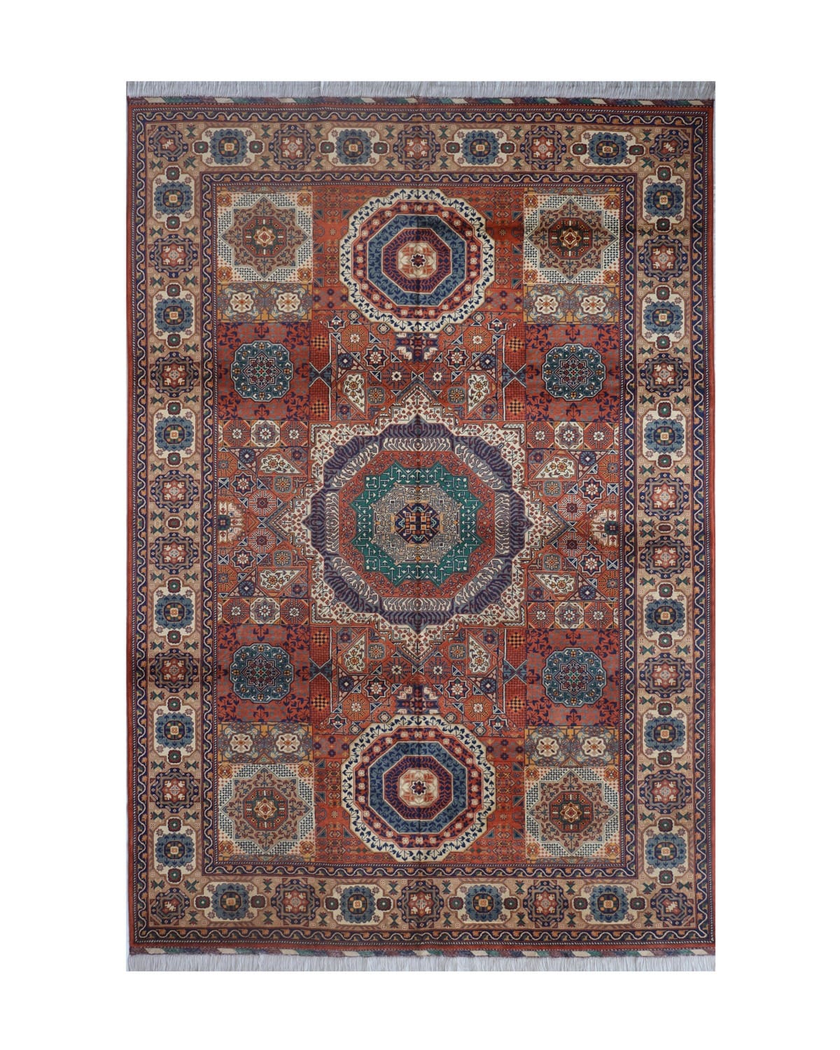 Aseel Mom Look Turkmen Wool Rug