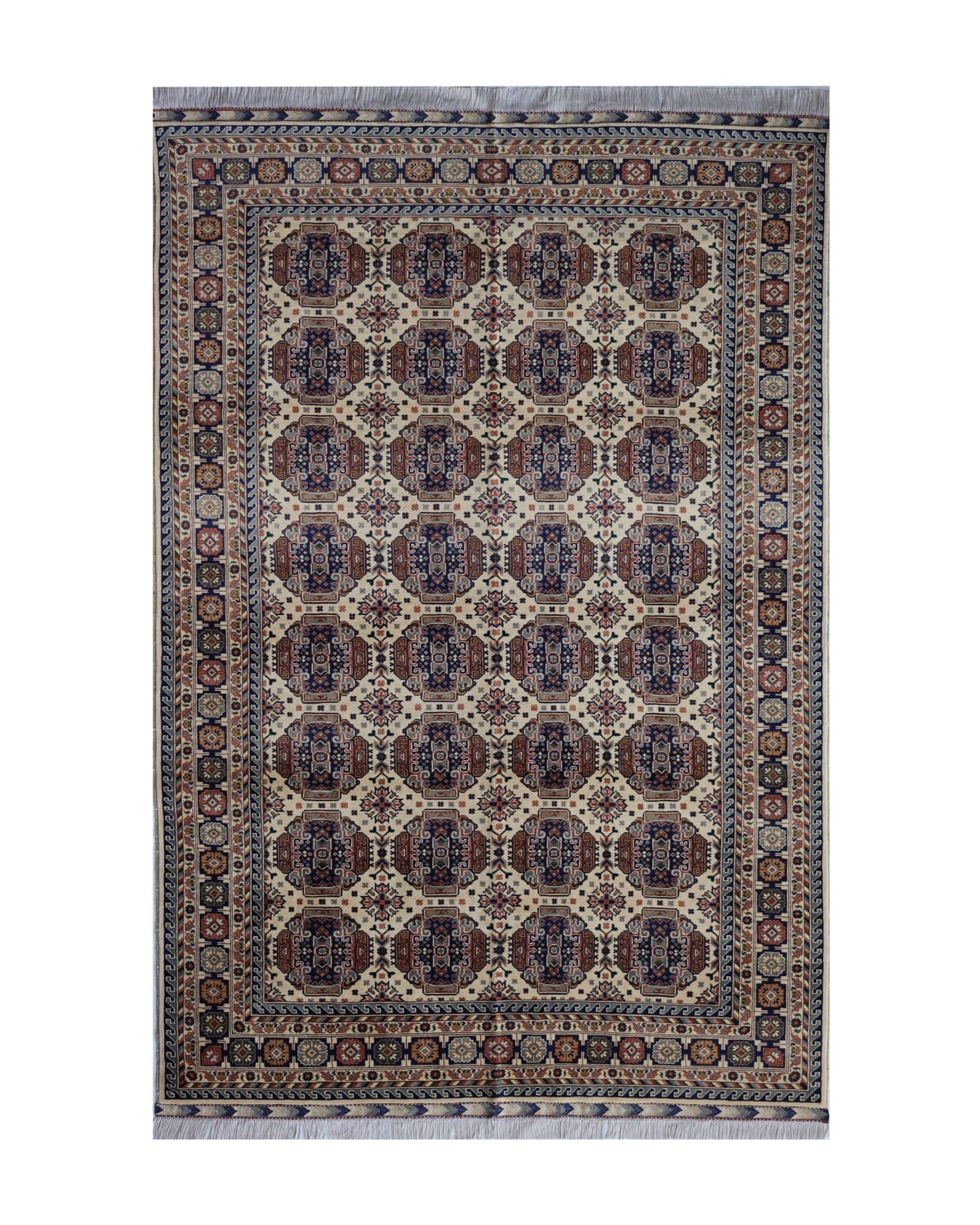 Aseel Fatnosi Handwoven Turkmen Wool Rug