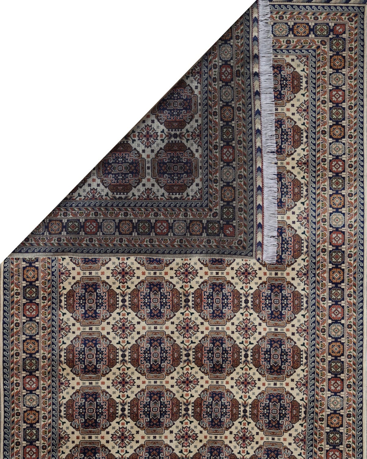Aseel Fatnosi Handwoven Turkmen Wool Rug