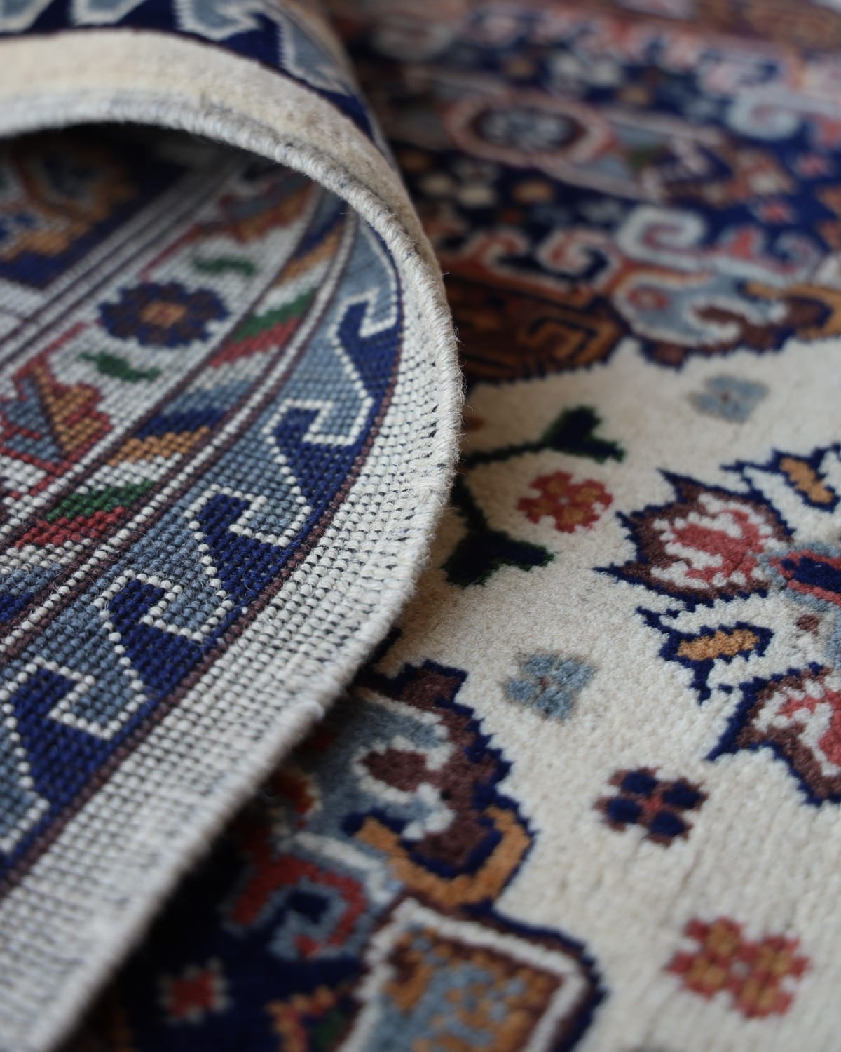 Aseel Fatnosi Handwoven Turkmen Wool Rug