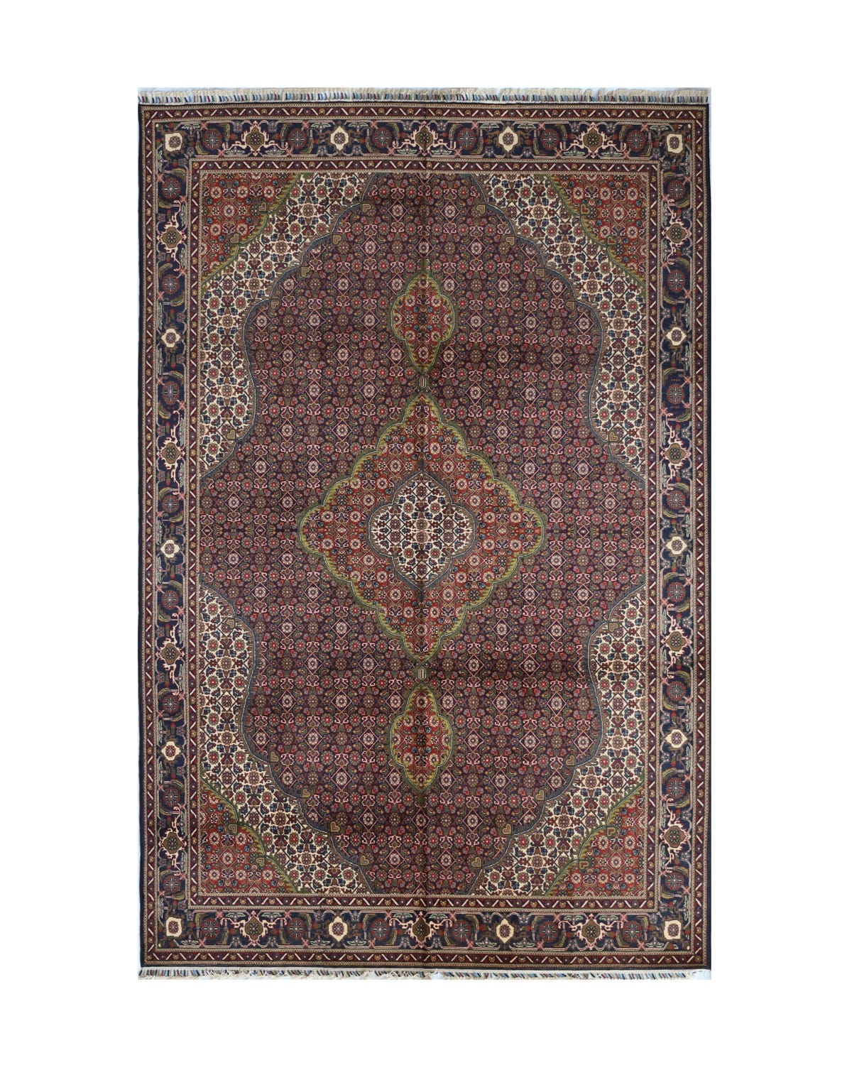 Aseel Tabriz Handwoven Turkmen Wool Rug
