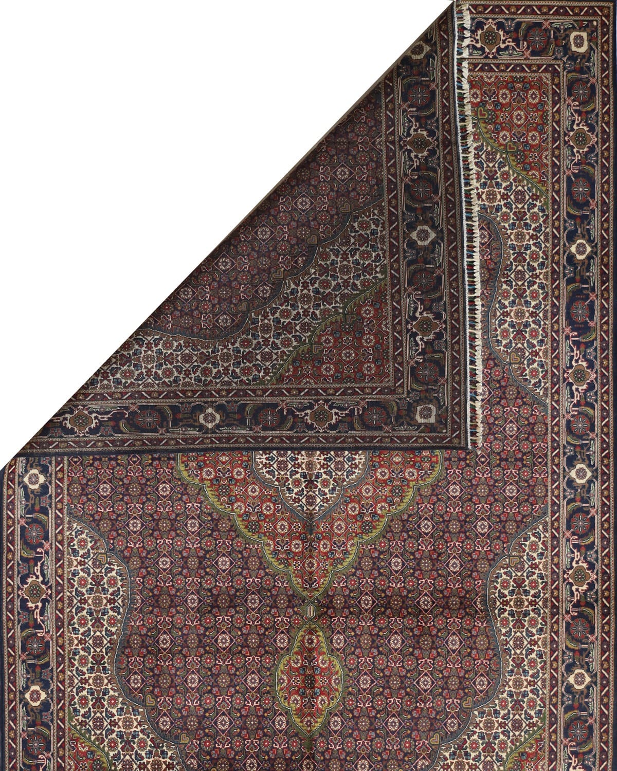 Aseel Tabriz Handwoven Turkmen Wool Rug