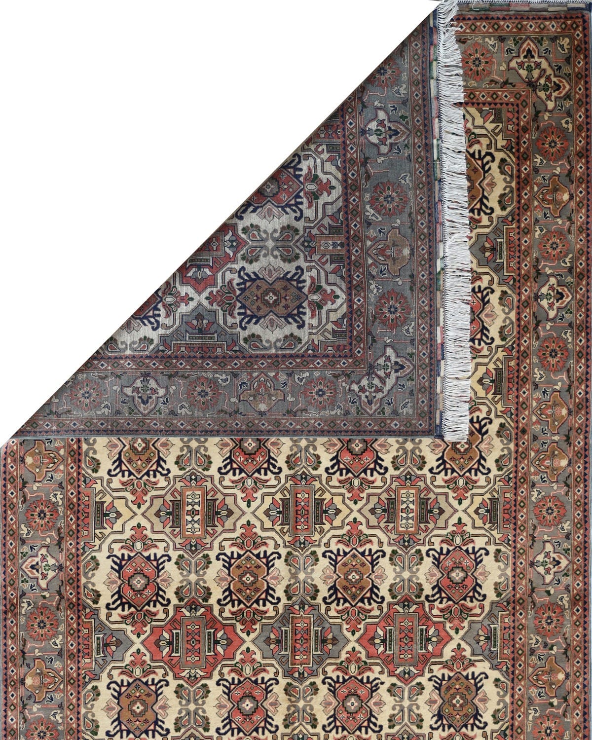 Aseel Chobi Handwoven Turkmen Wool Rug