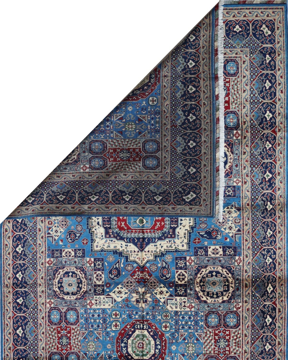 Aseel Mom Look Handwoven Turkmen Wool Rug