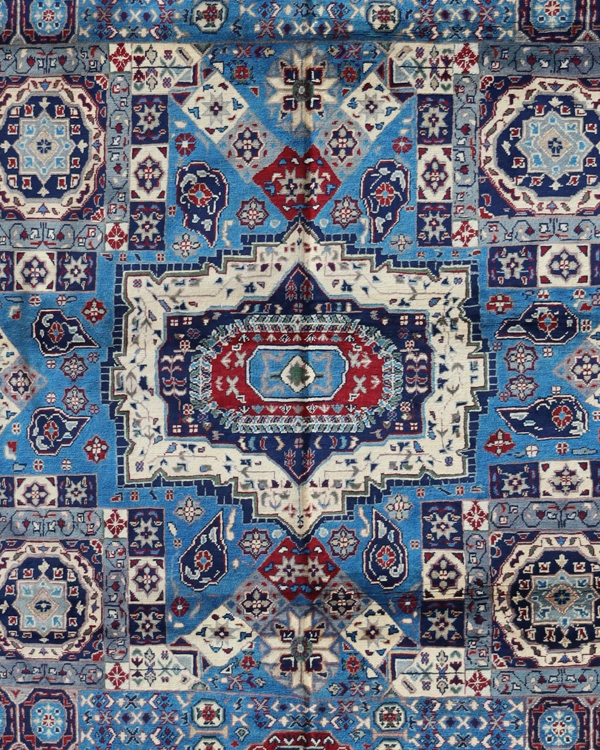 Aseel Mom Look Handwoven Turkmen Wool Rug