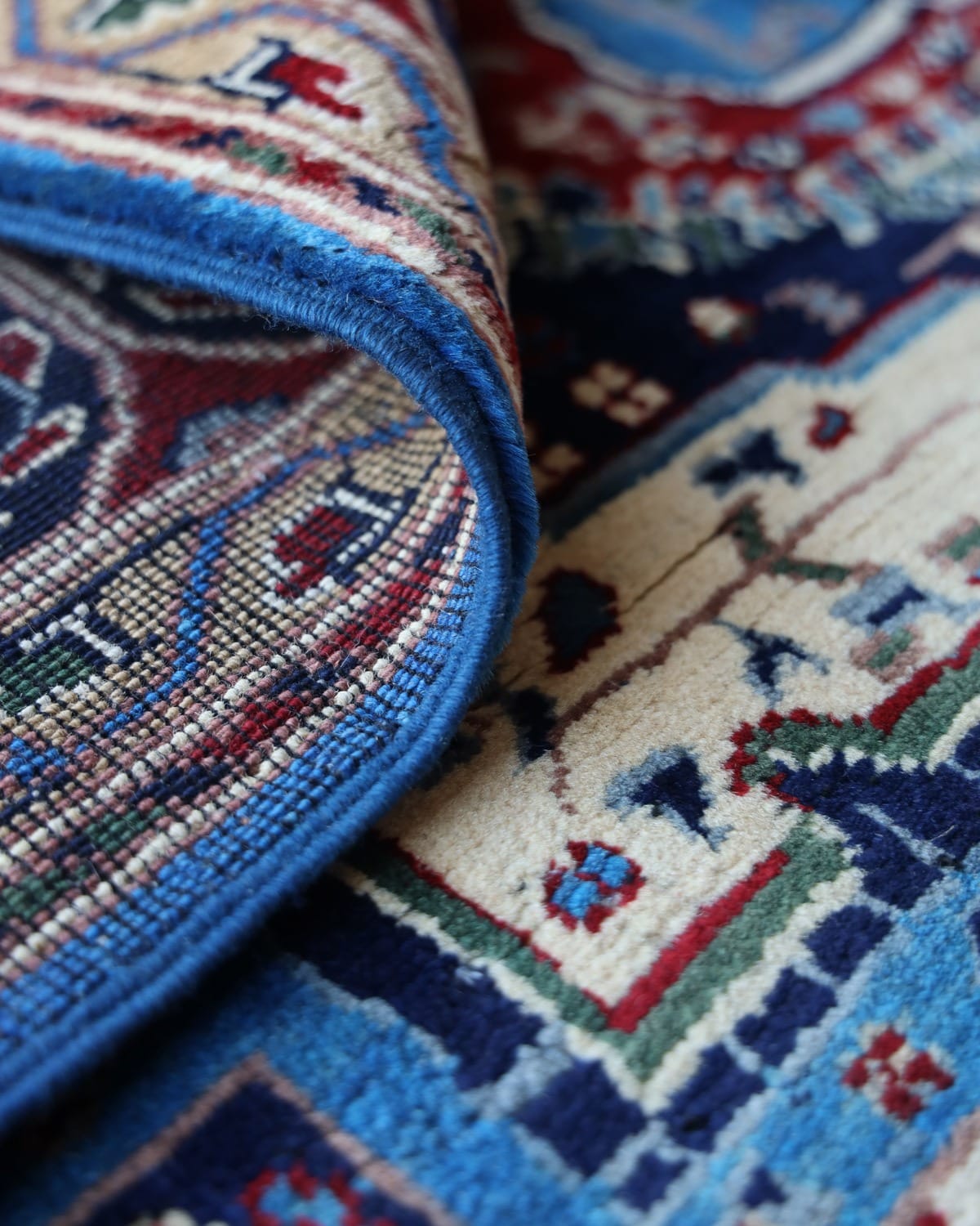 Aseel Mom Look Handwoven Turkmen Wool Rug