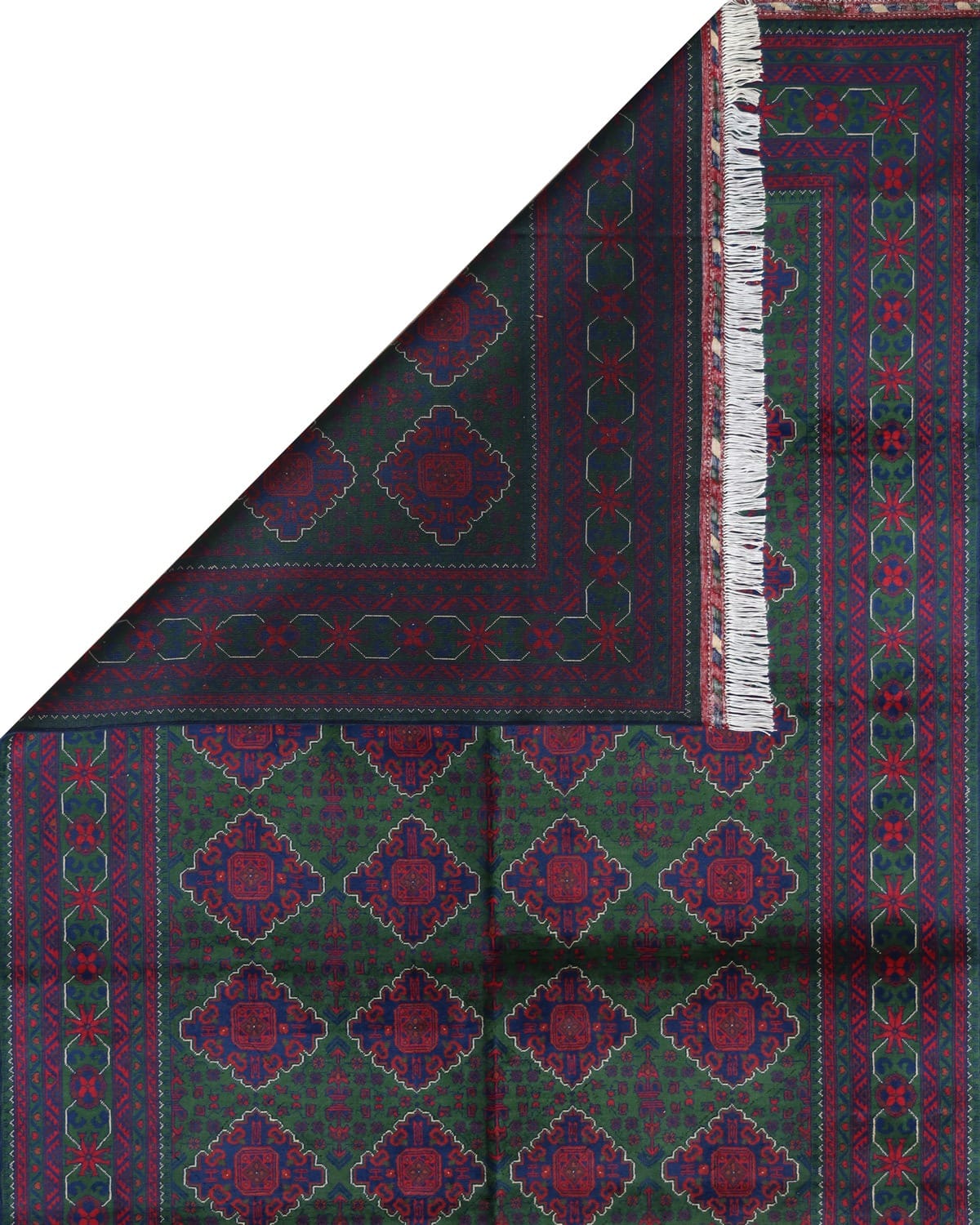 Aseel Hal Mohammadi Handwoven Turkmen Wool Rug