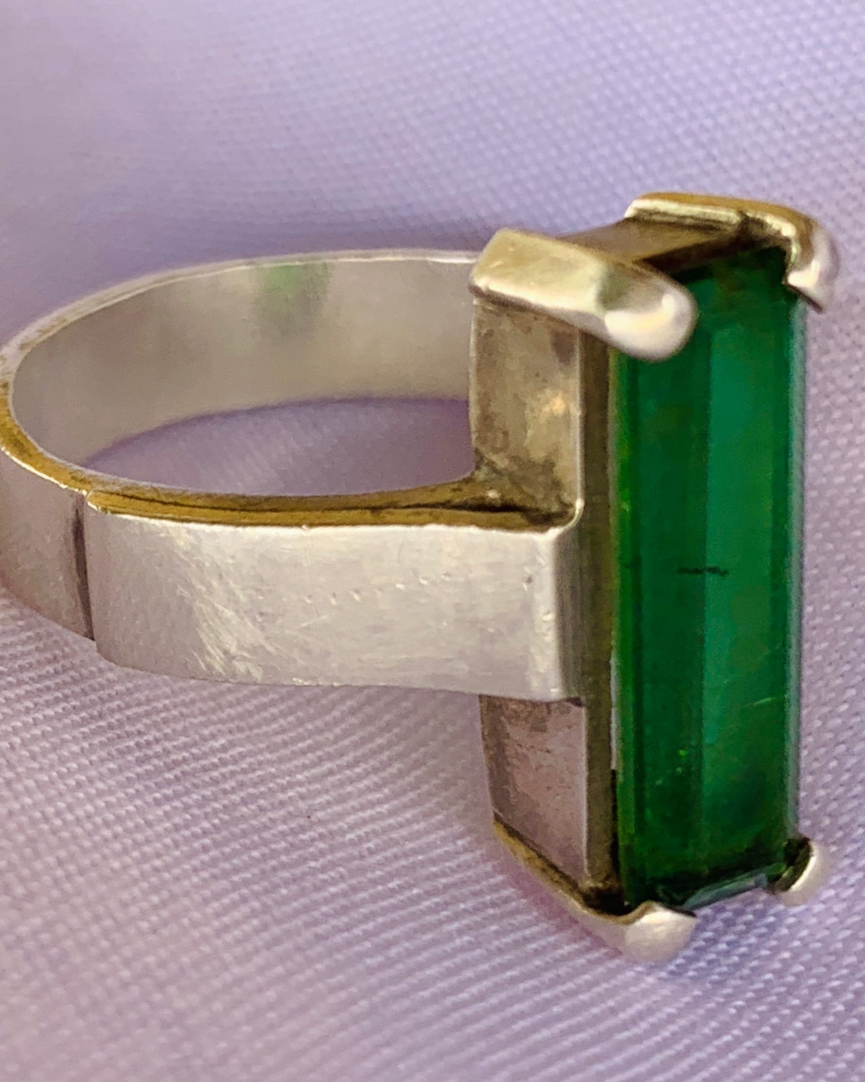 Green Tourmaline Ring