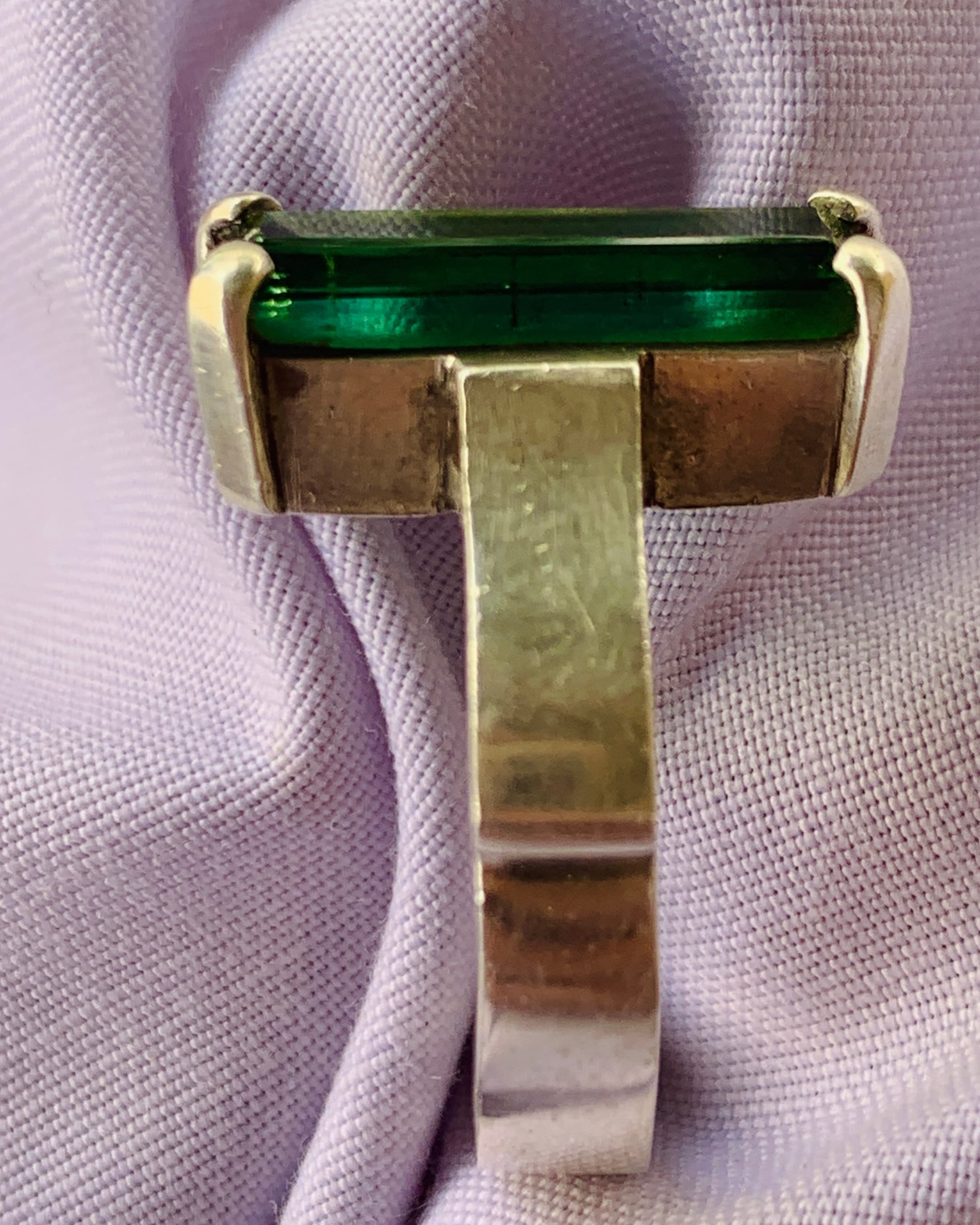 Green Tourmaline Ring