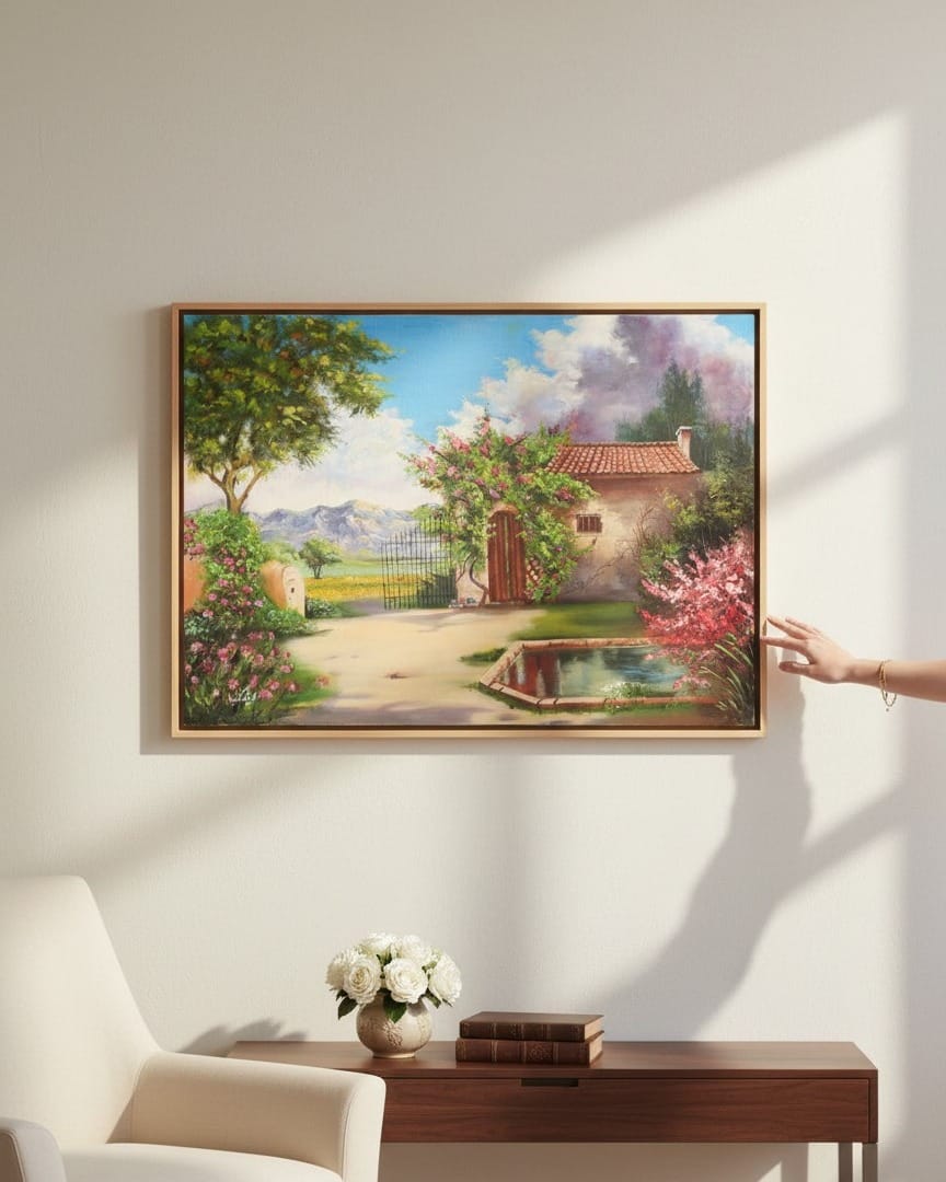Garden Oil Painting