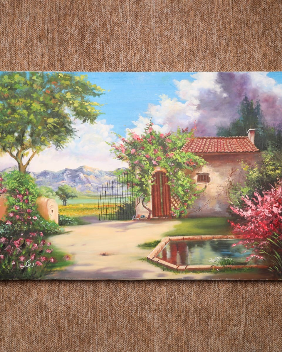 Garden Oil Painting