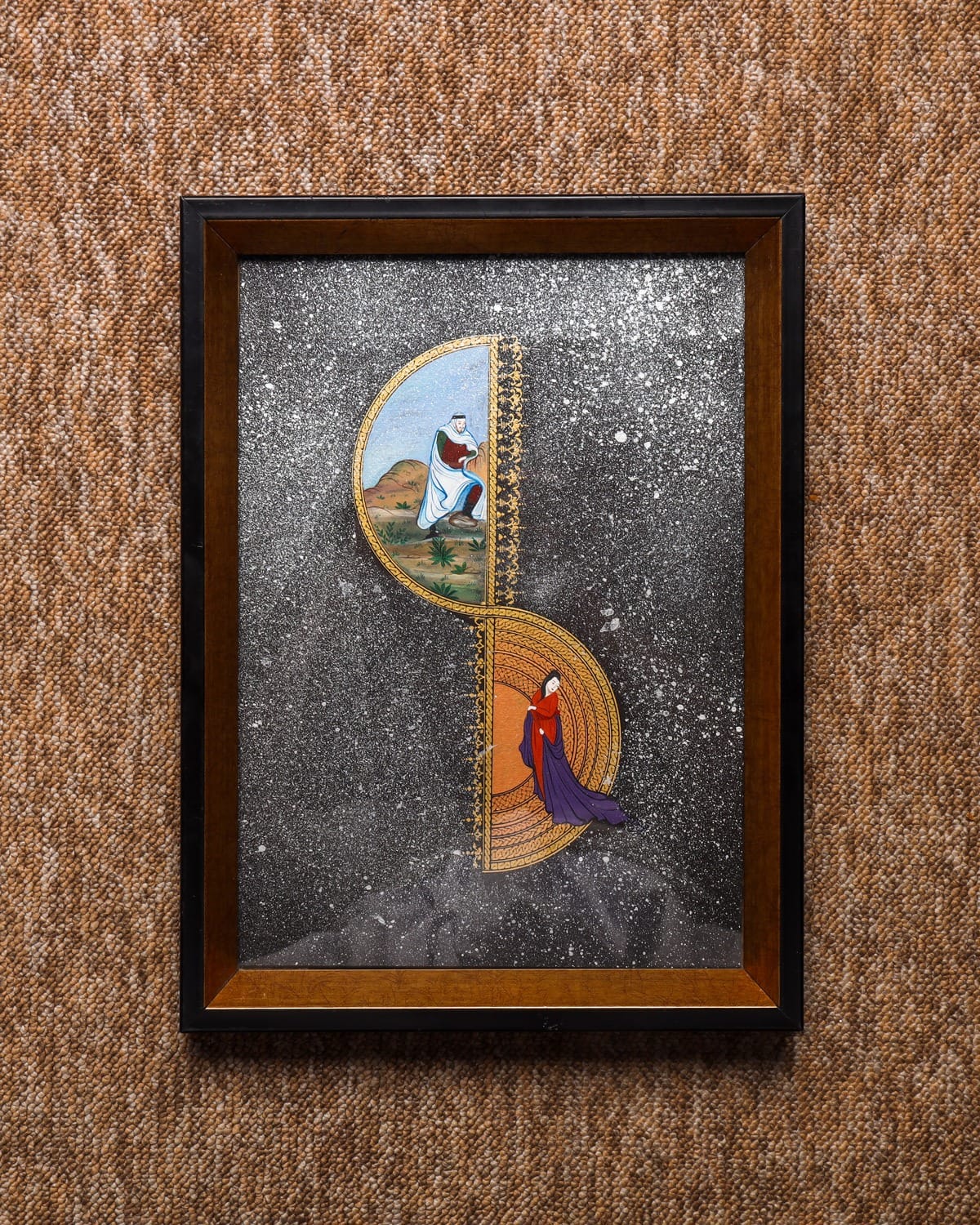 Afghan Miniature Story Painting –Faragh Tale