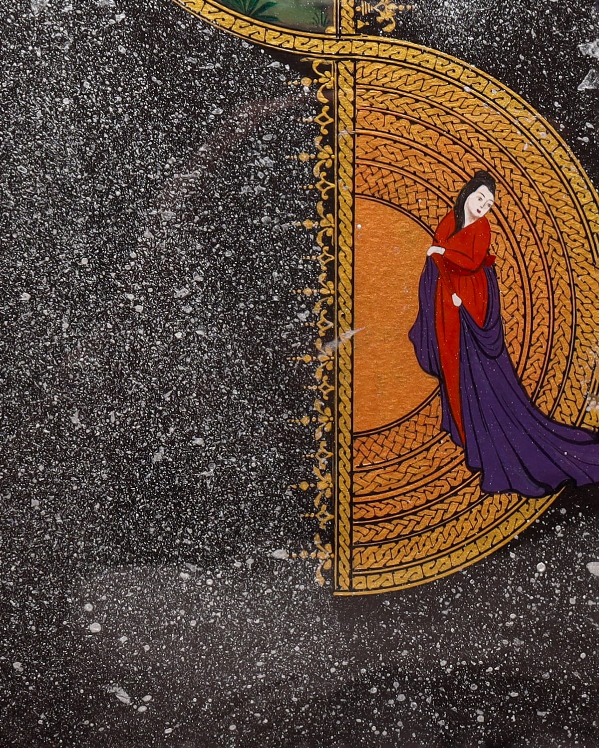 Afghan Miniature Story Painting –Faragh Tale