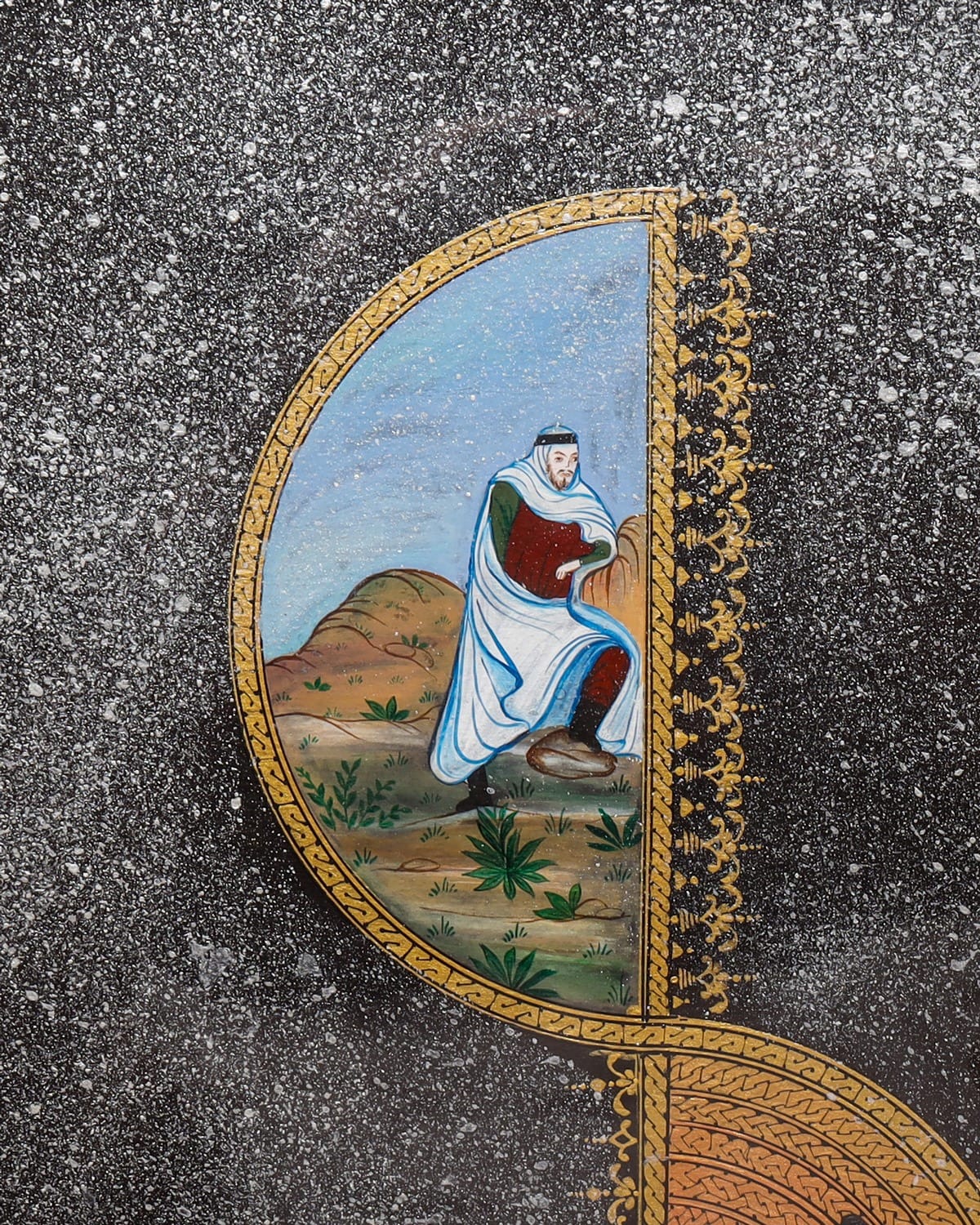Afghan Miniature Story Painting –Faragh Tale