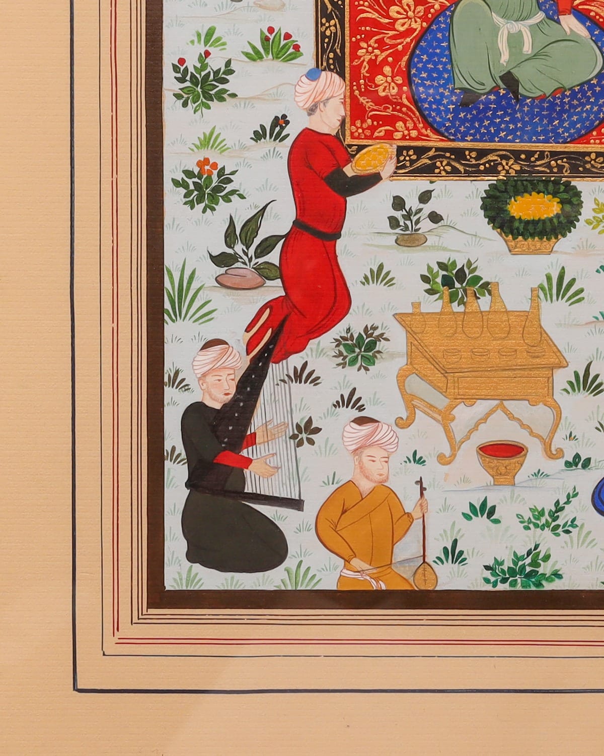 Prince Baysonqor Garden Miniature painting