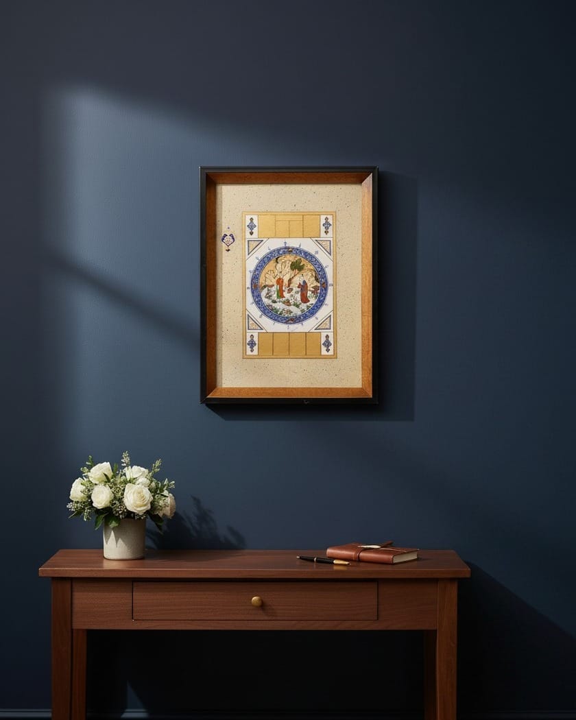 Miniature Painting of the Old and Young