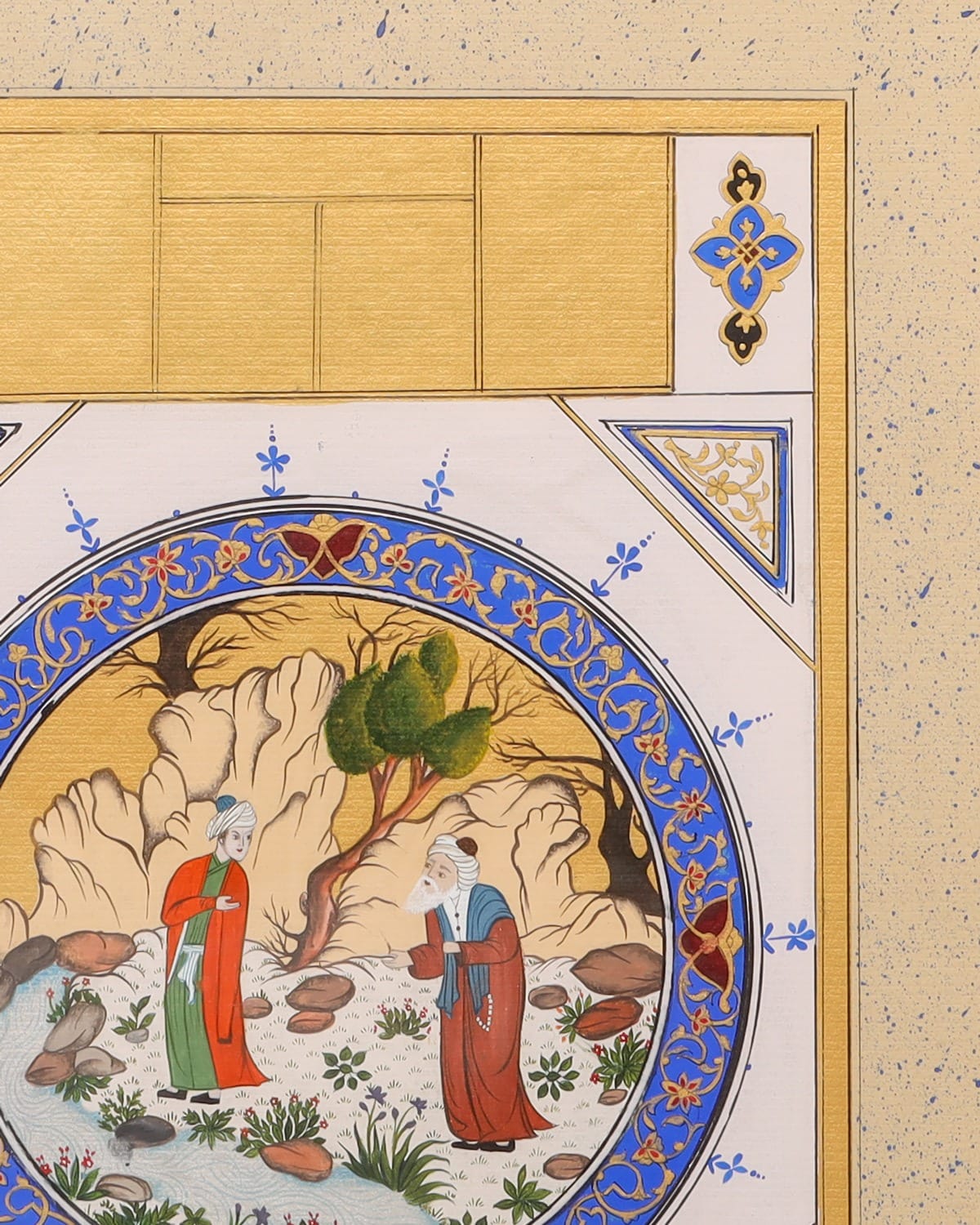 Miniature Painting of the Old and Young