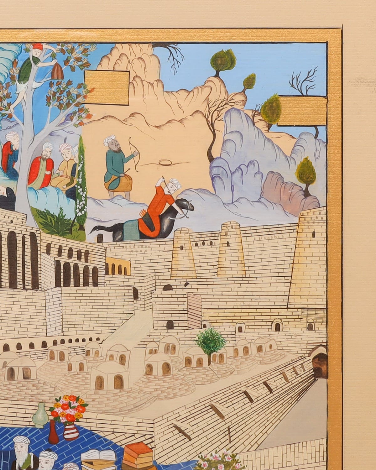 Herat Citadel Timurid Miniature Painting