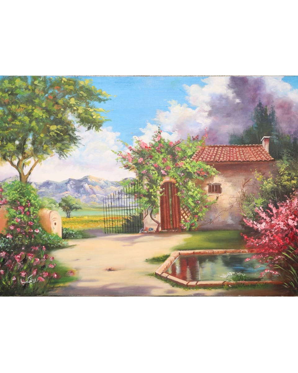 Garden Oil Painting