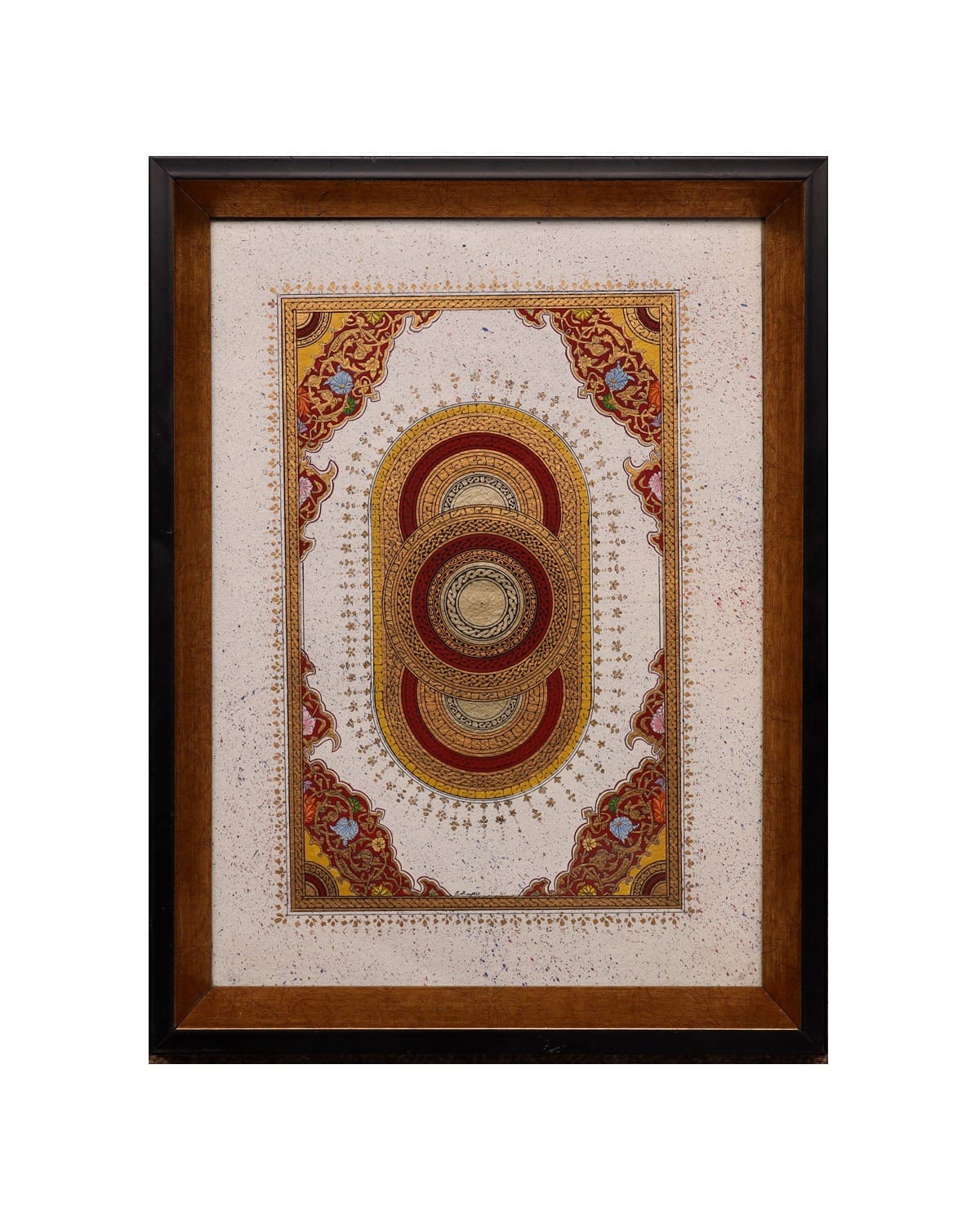 Tazhib Sun Oil Painting