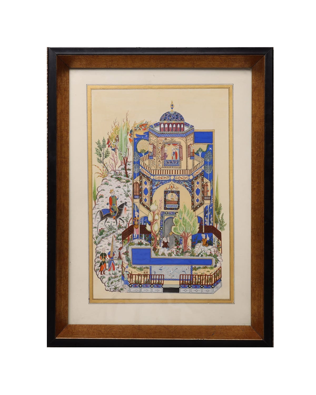 Original Persian Miniature Palace Painting
