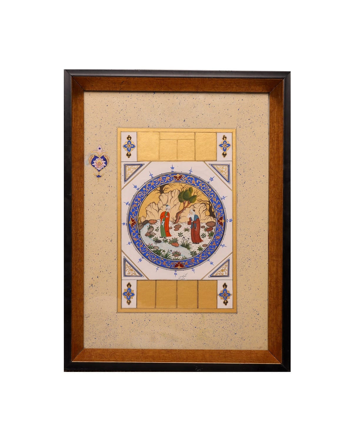 Miniature Painting of the Old and Young