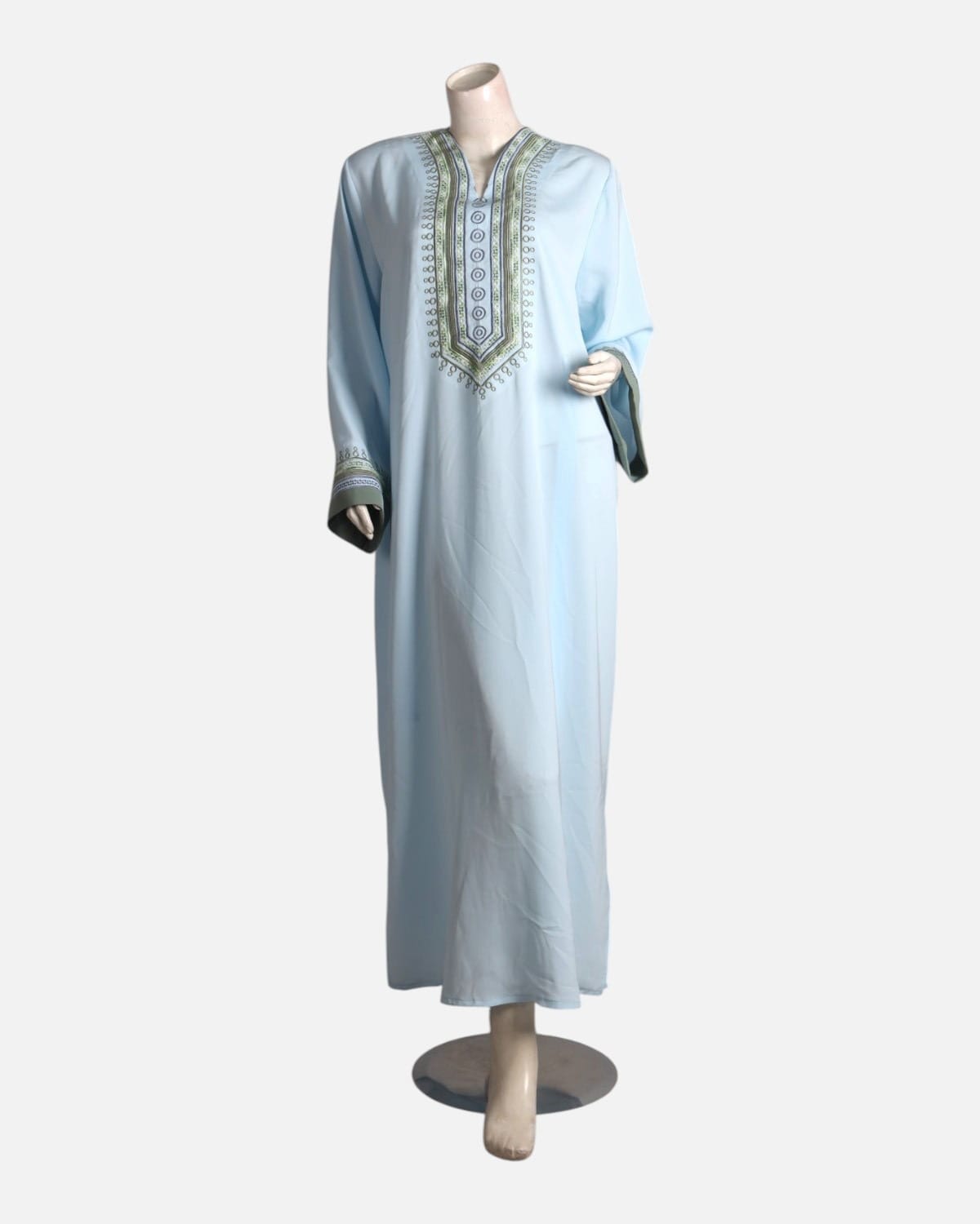 Moroccan Khamak Embroidered Dress