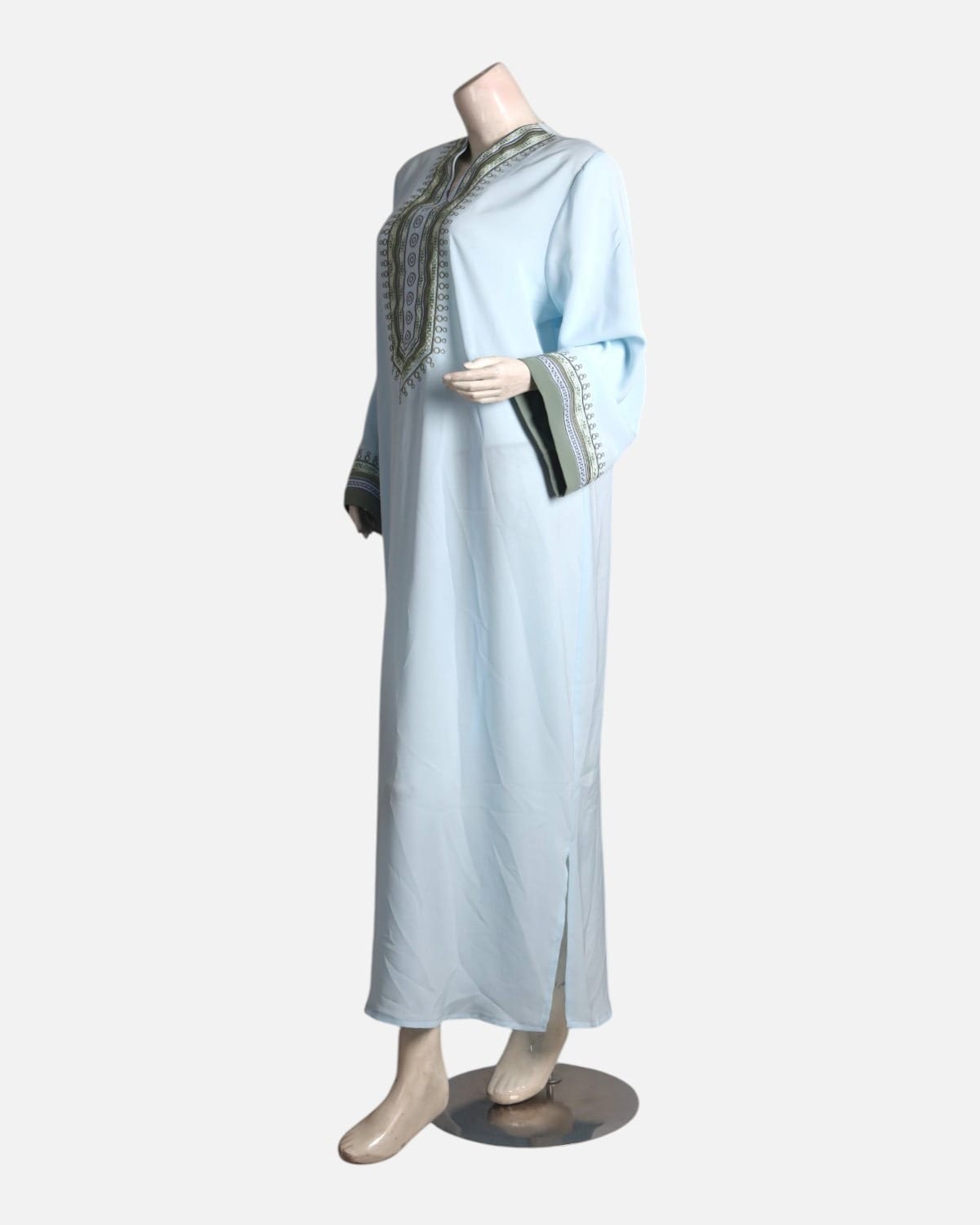 Moroccan Khamak Embroidered Dress