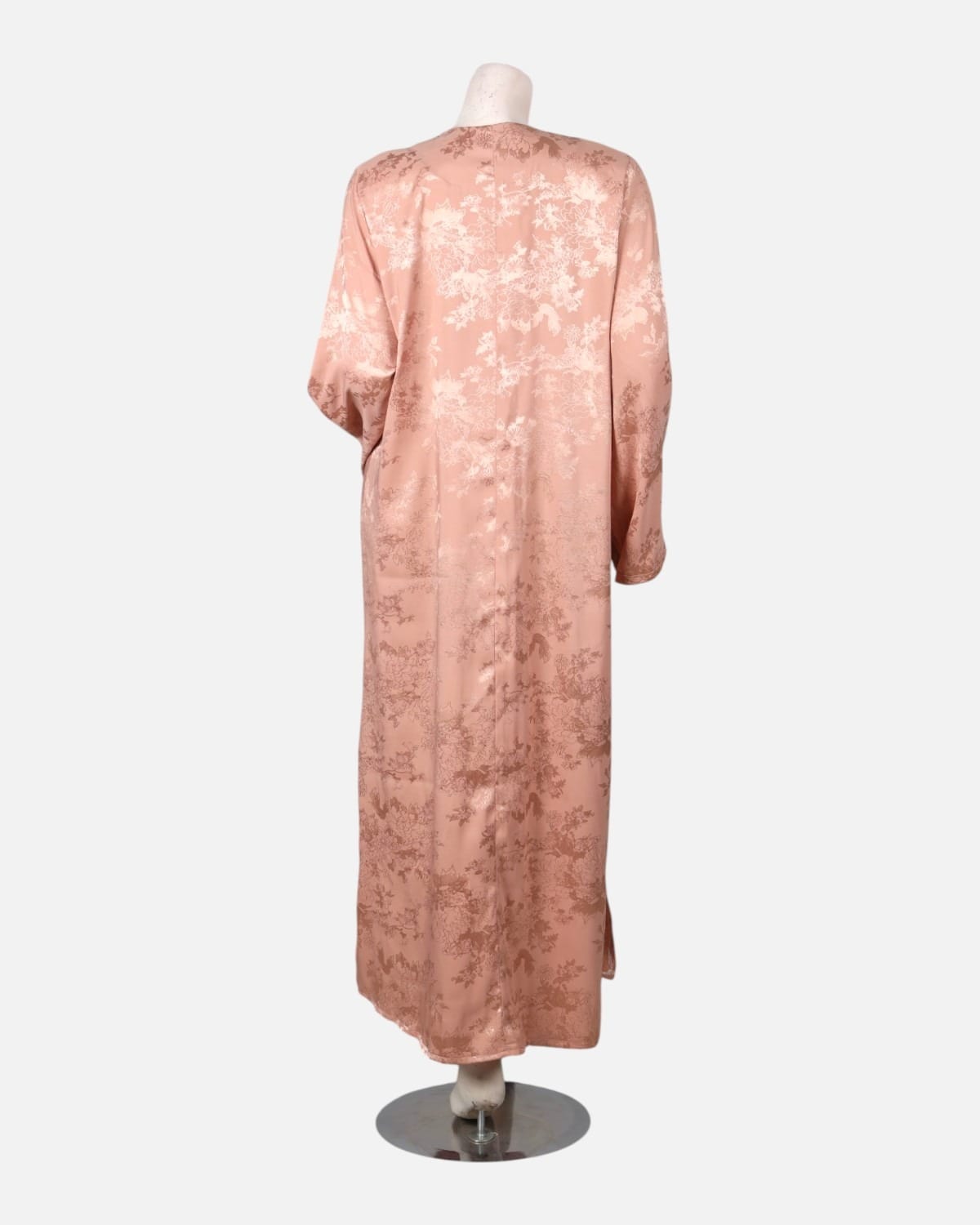 Dusty Rose Arabic Silk Dress