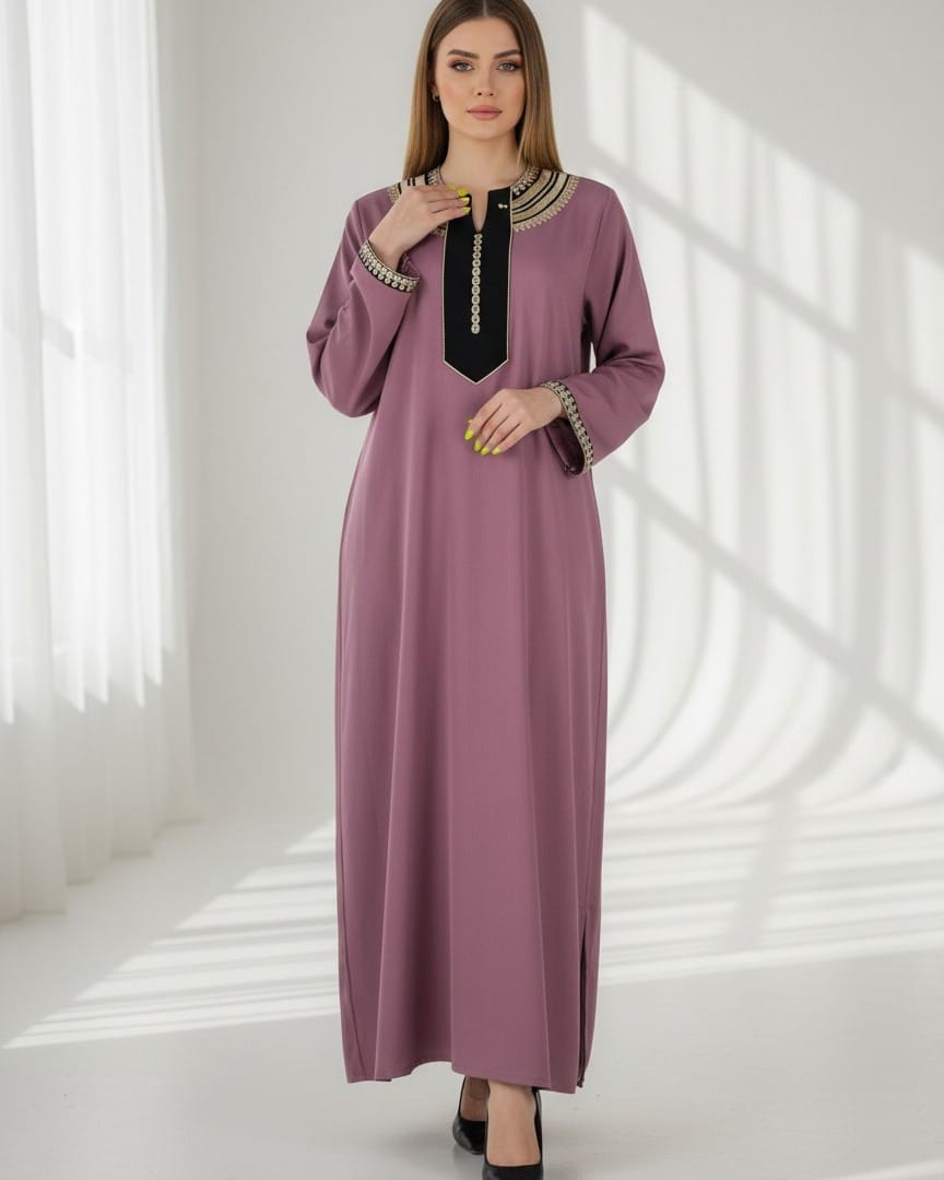 Mauve Moroccan Dress