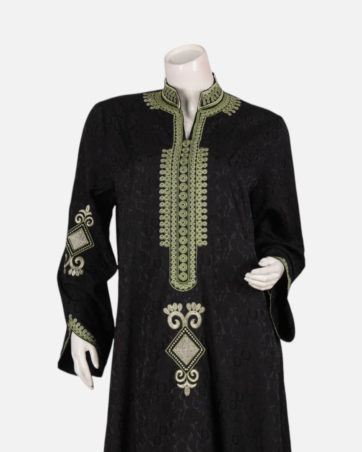 Black Moroccan long Dress