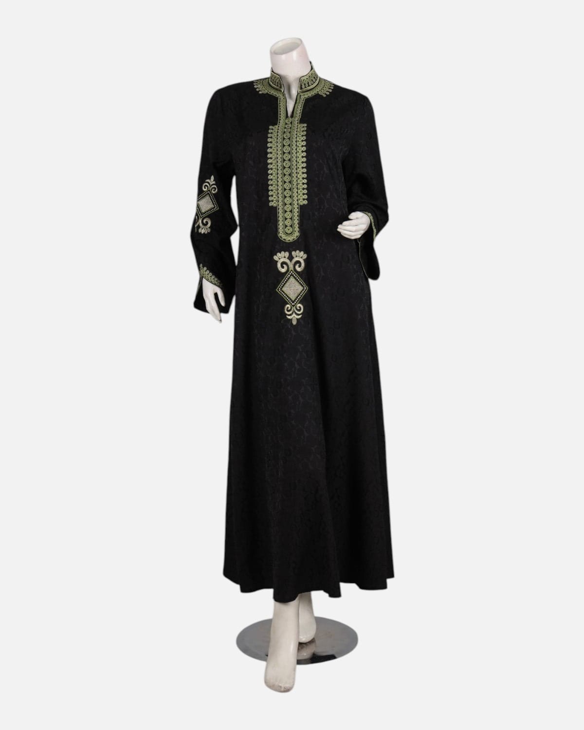 Black Moroccan long Dress