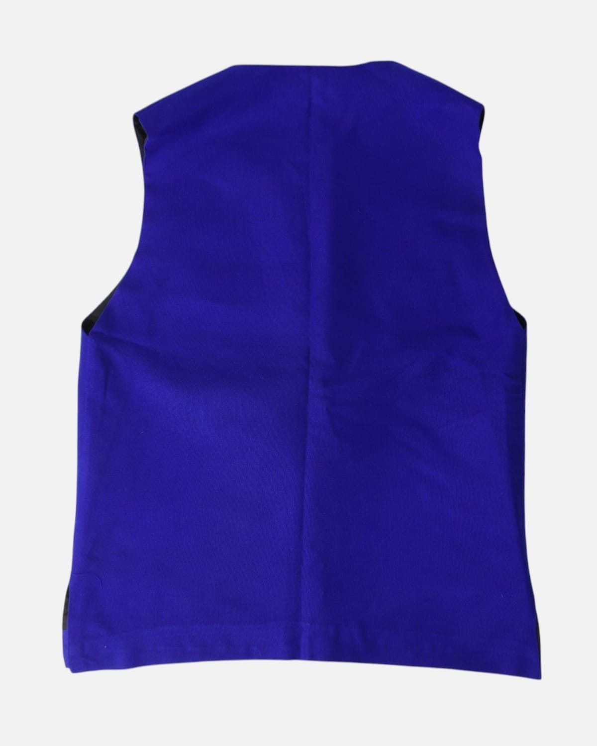 Navy Embroidered Vest & Hat Set