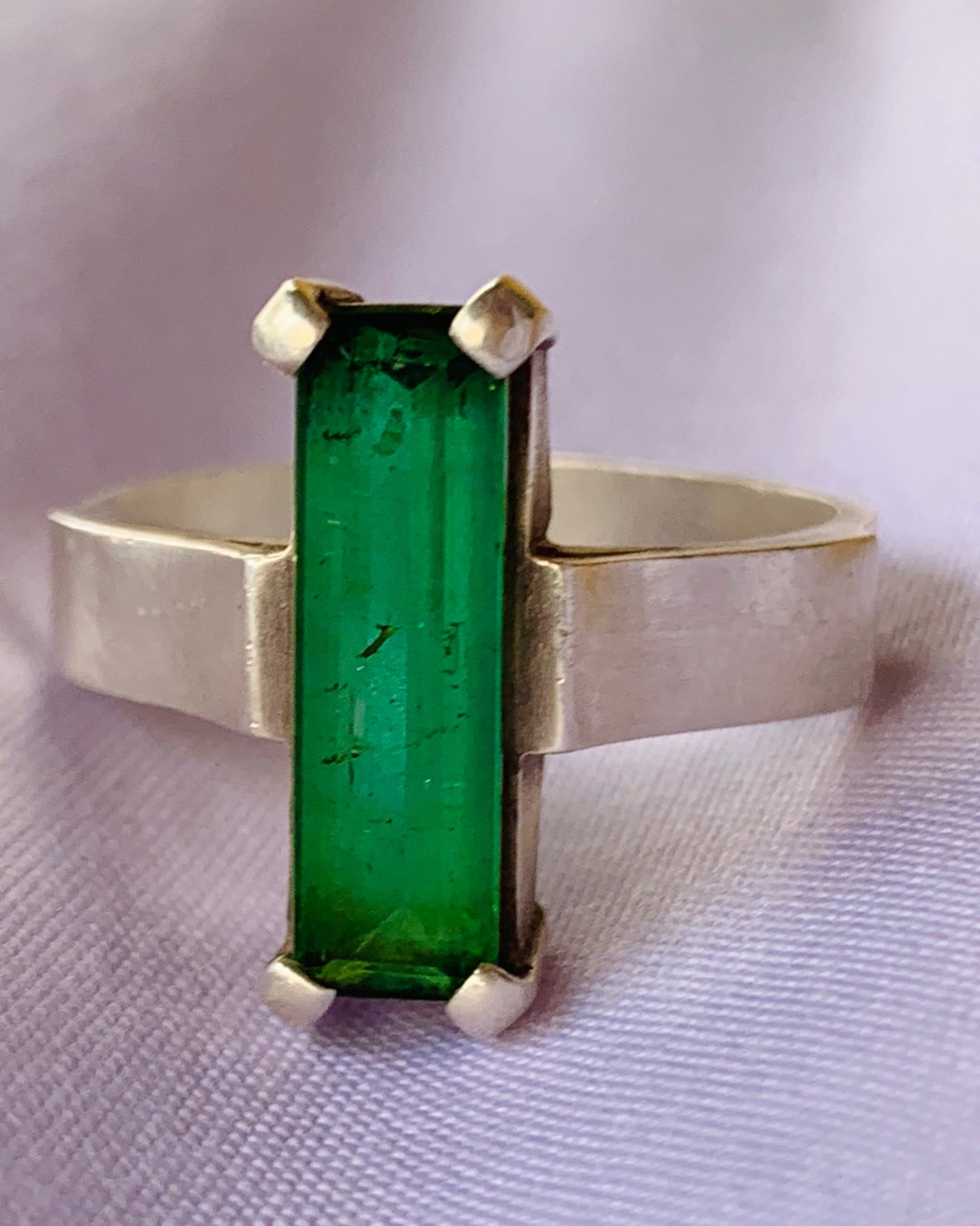 Green Tourmaline Ring