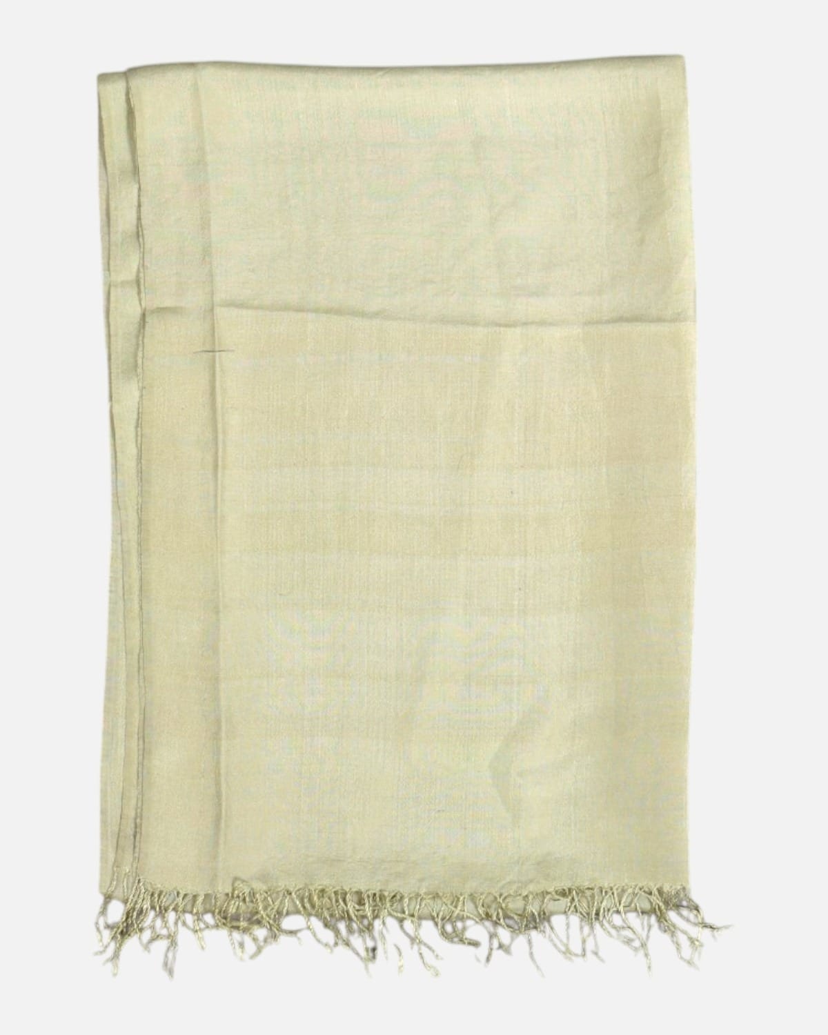 Champagne Ivory Pure Silk Shawl