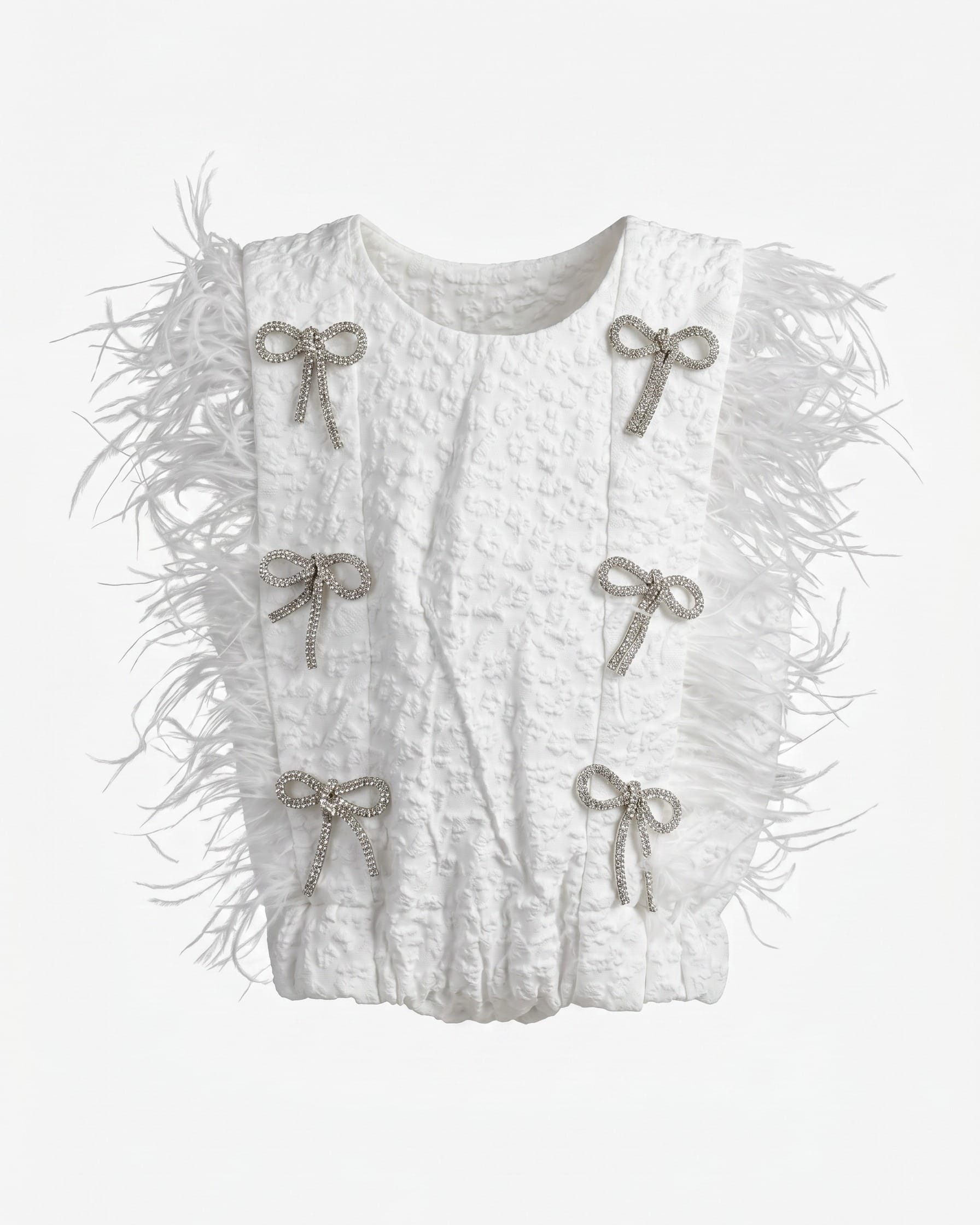Girls’ Pearl Embellished Top