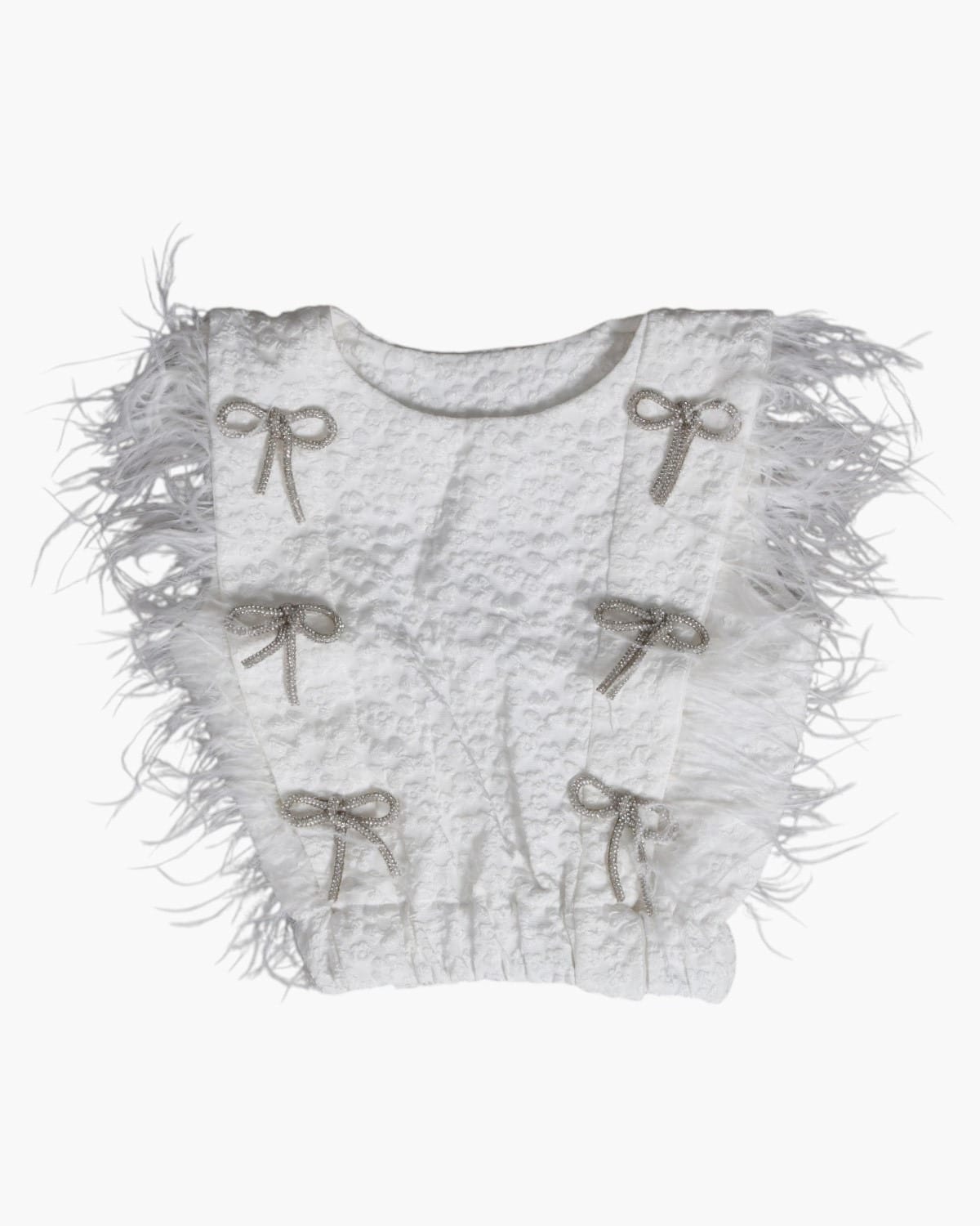 Girls’ Pearl Embellished Top