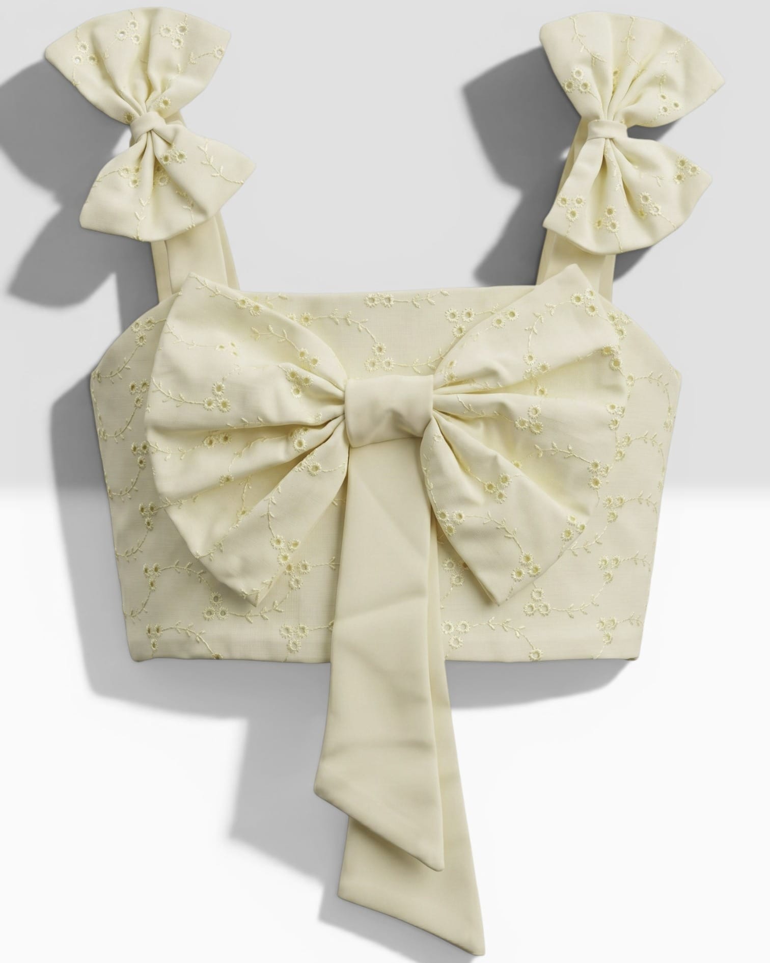 Girls Embroidered Lightweight Cotton Top