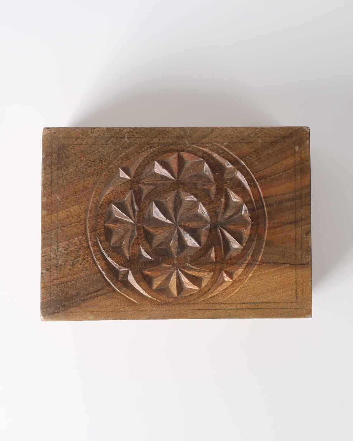 Handcrafted Maple Wood Square Jewelry Box