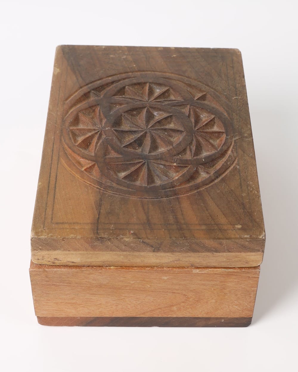Handcrafted Maple Wood Square Jewelry Box
