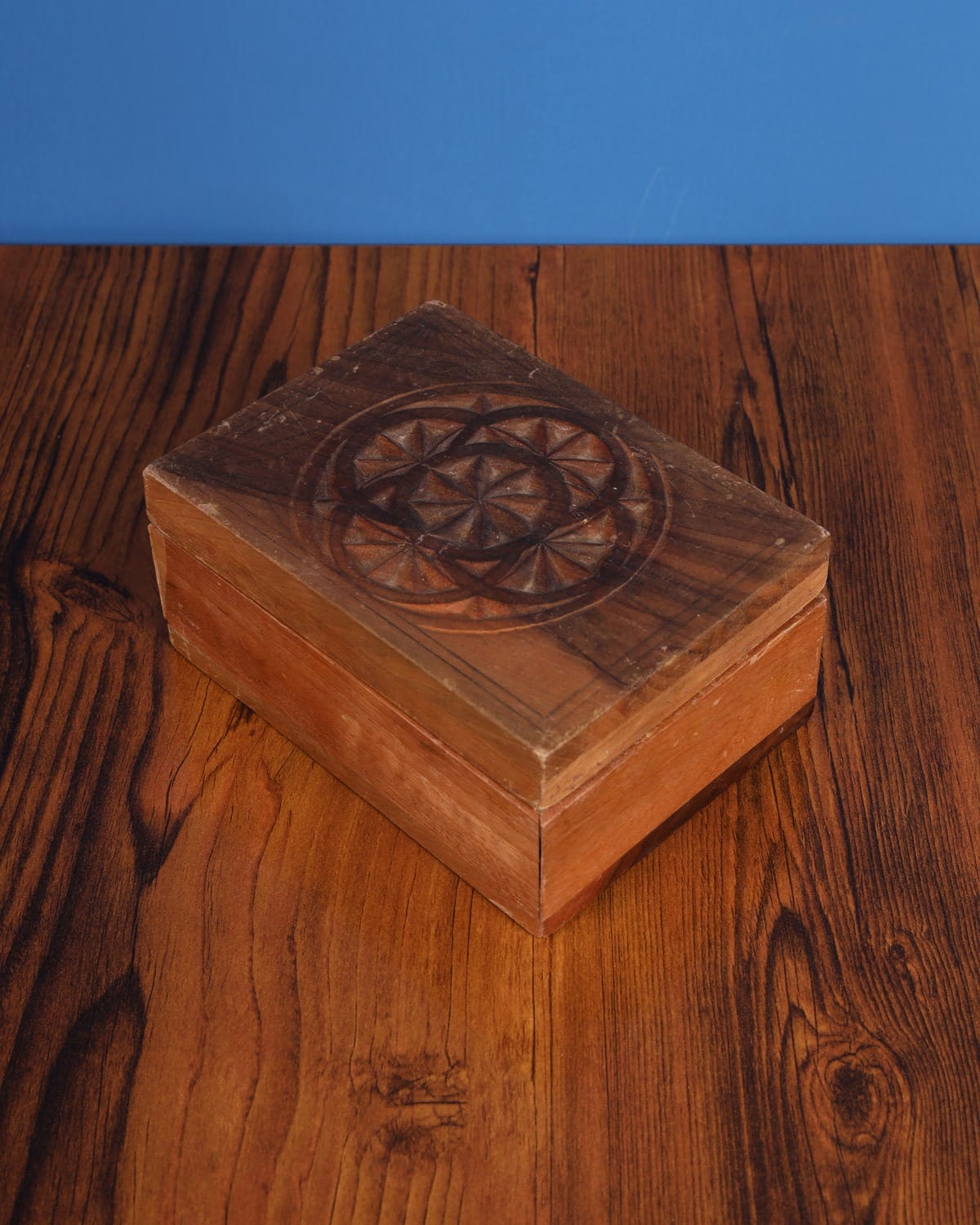 Handcrafted Maple Wood Square Jewelry Box
