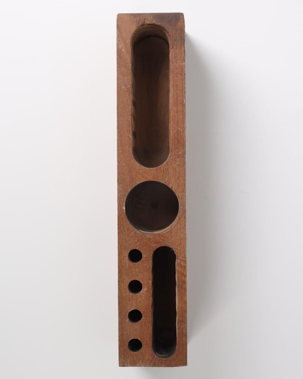 Handcrafted Walnut Desk Pen Holder