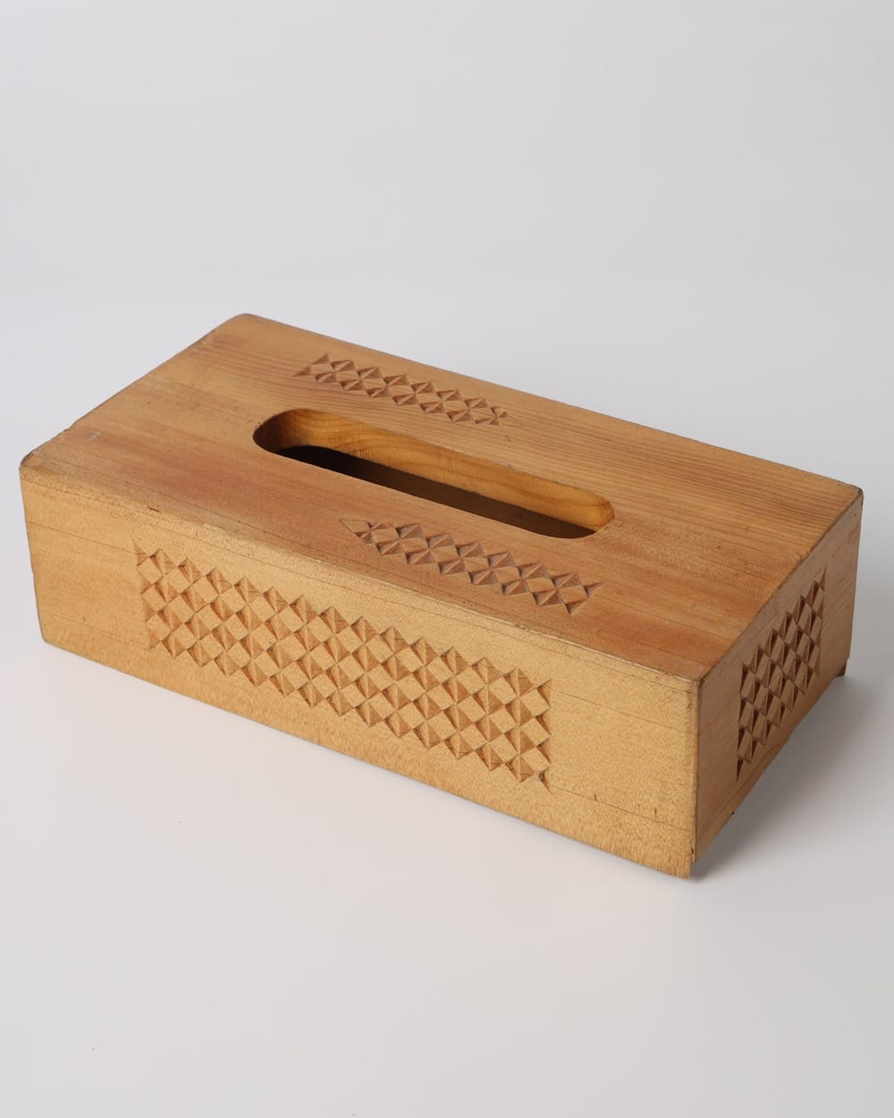 Handcrafted Wooden Tissue Box