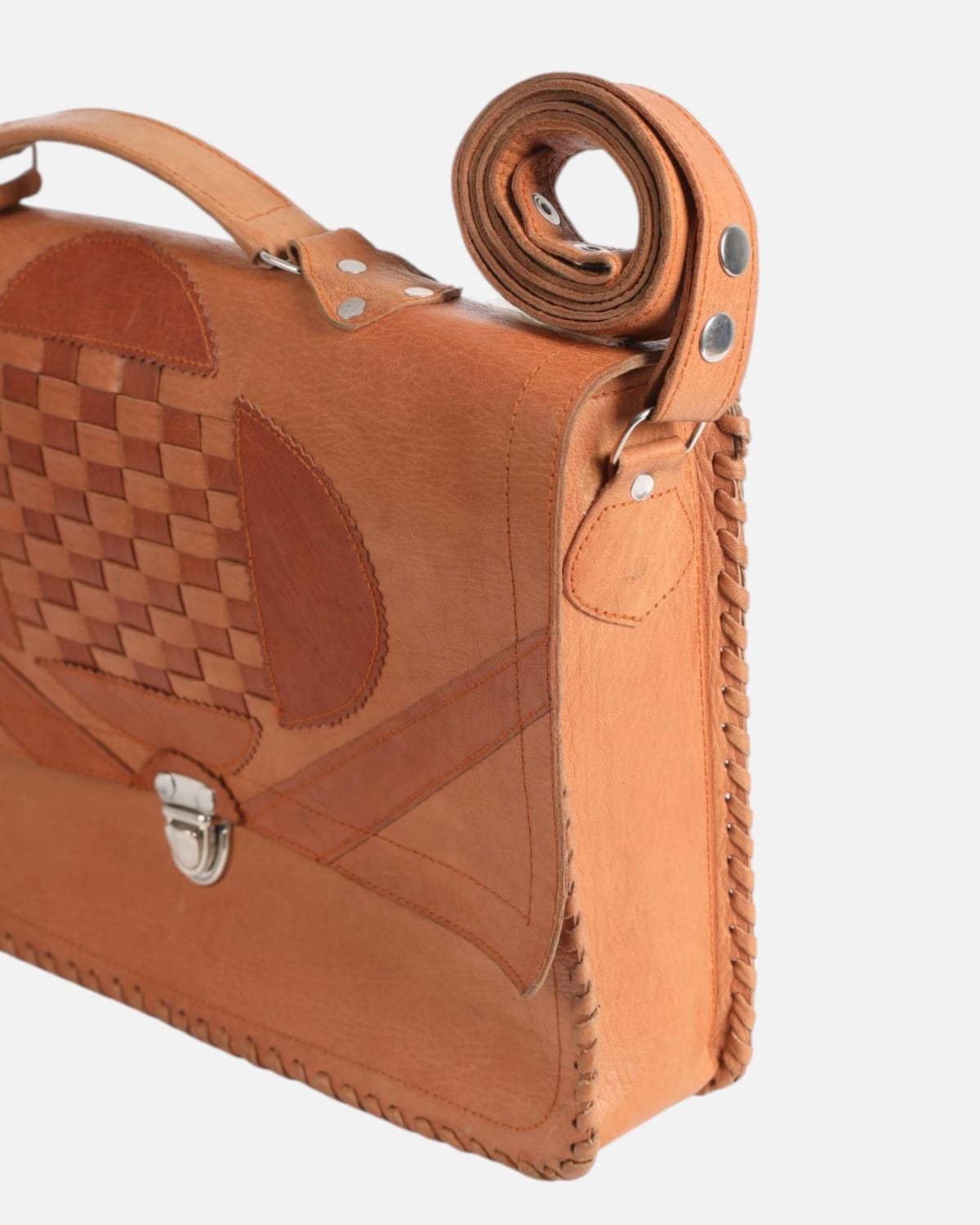 Handcrafted Goat Leather Laptop Bag