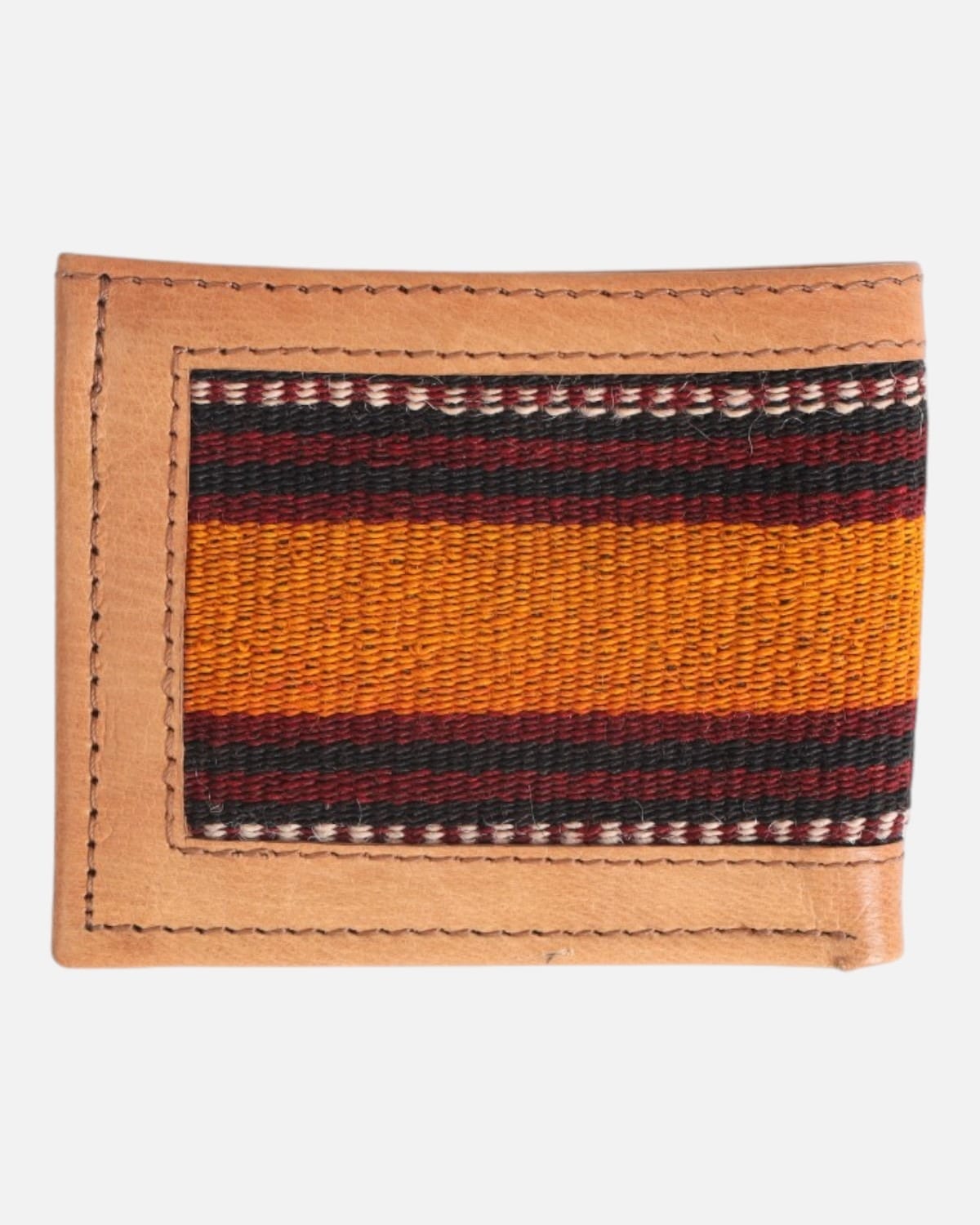 Afghan Handwoven Leather Wallet