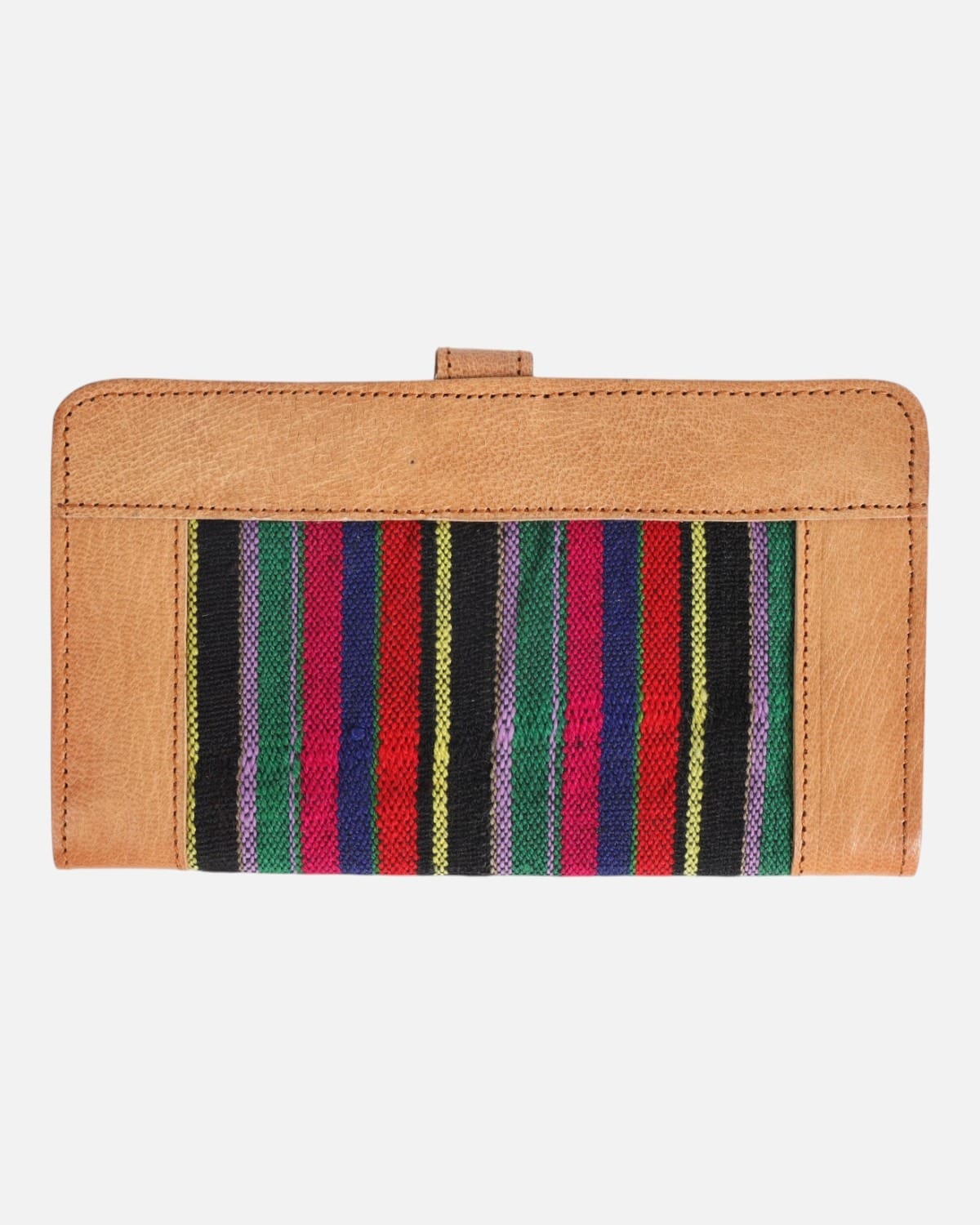 Leather Multi-Color Handwoven Women’s Wallet