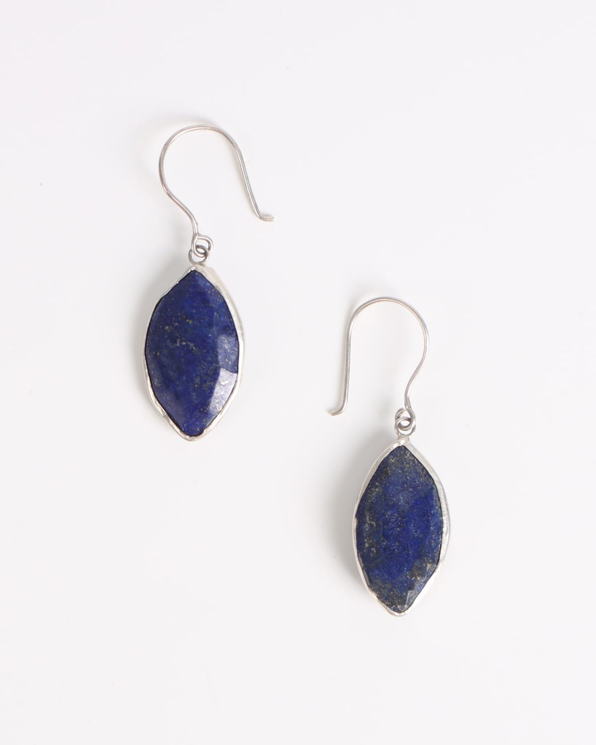 Deep Blue Lapis Lazuli Drop Earrings