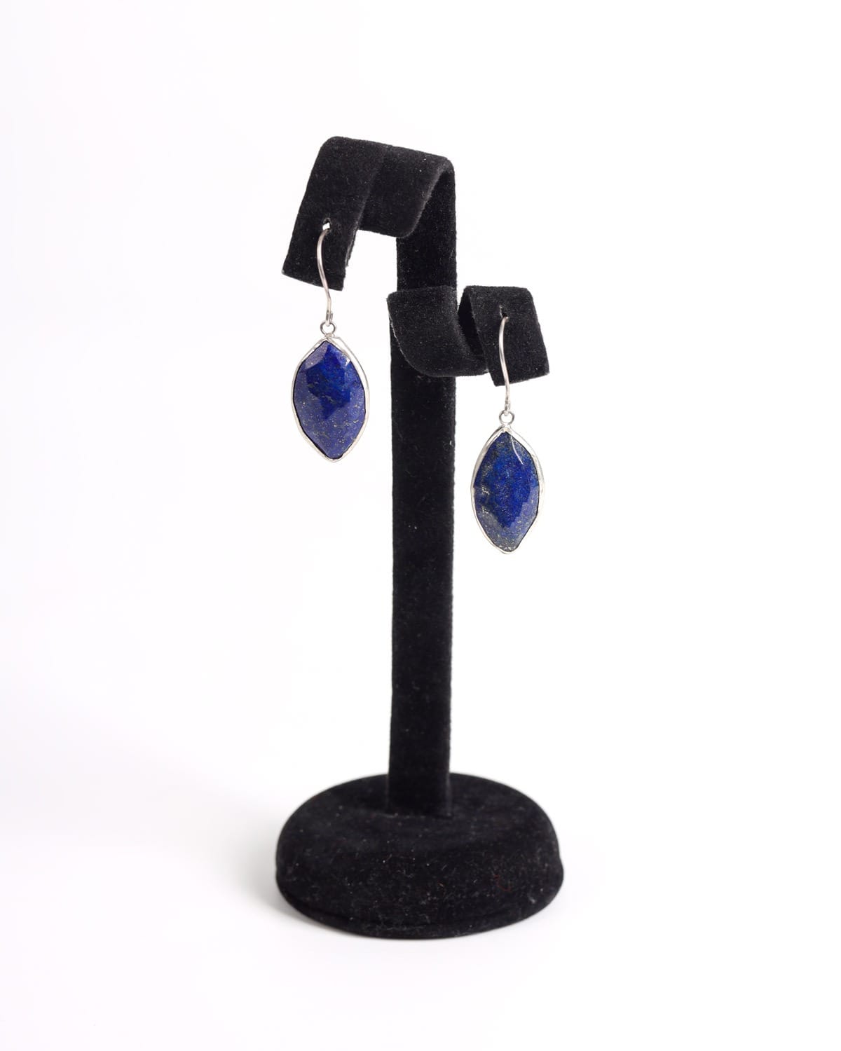Deep Blue Lapis Lazuli Drop Earrings