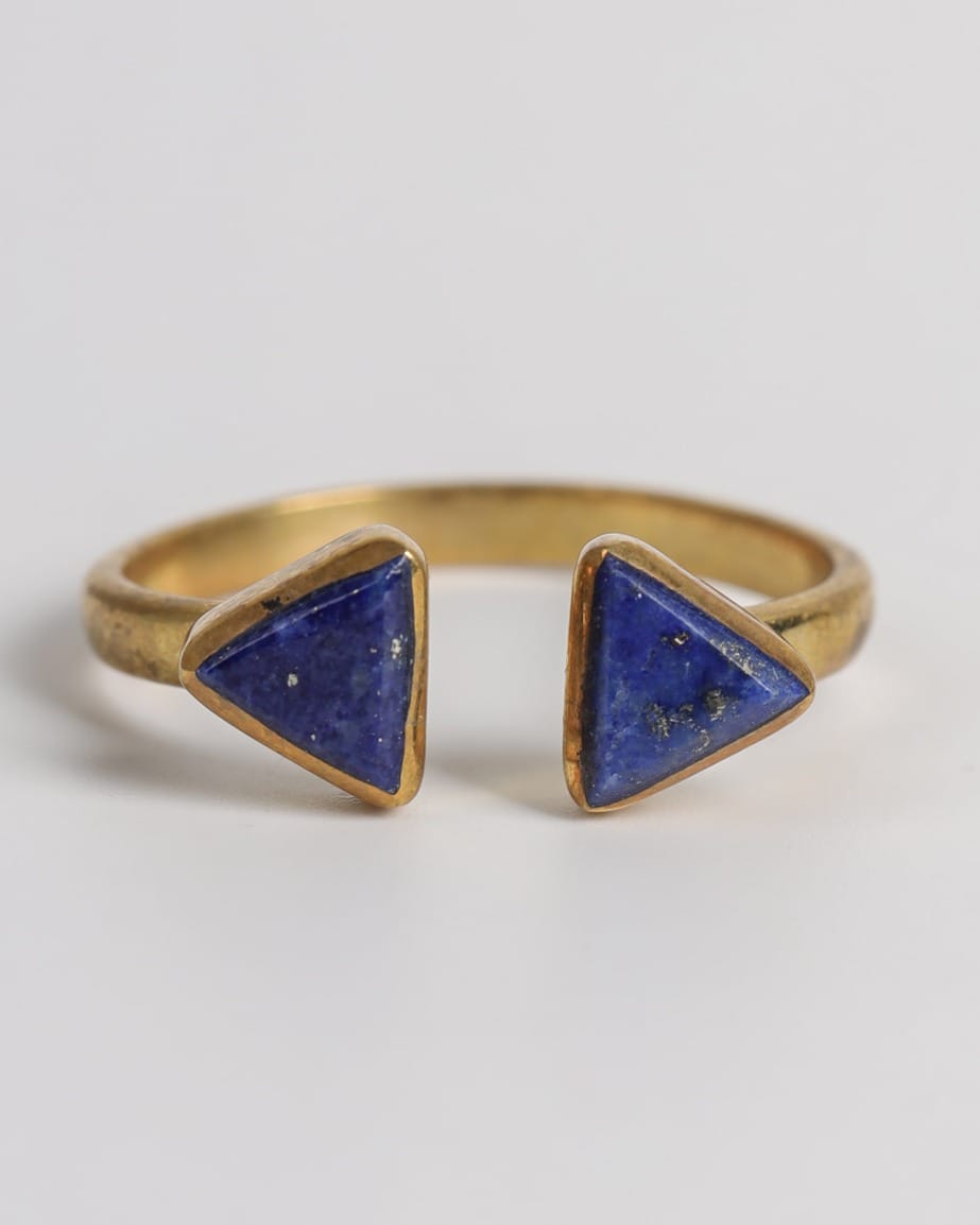 Deep Blue Lapis Lazuli  Ring
